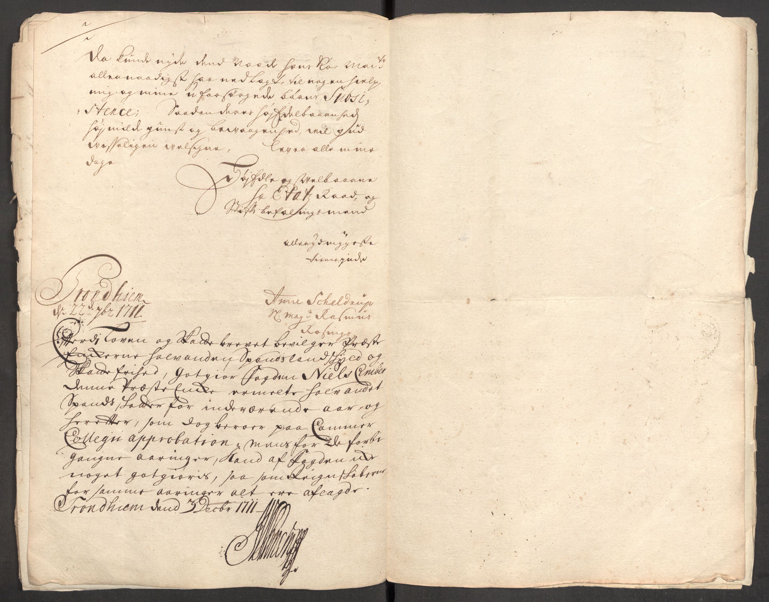 Rentekammeret inntil 1814, Reviderte regnskaper, Fogderegnskap, AV/RA-EA-4092/R57/L3860: Fogderegnskap Fosen, 1711, p. 248