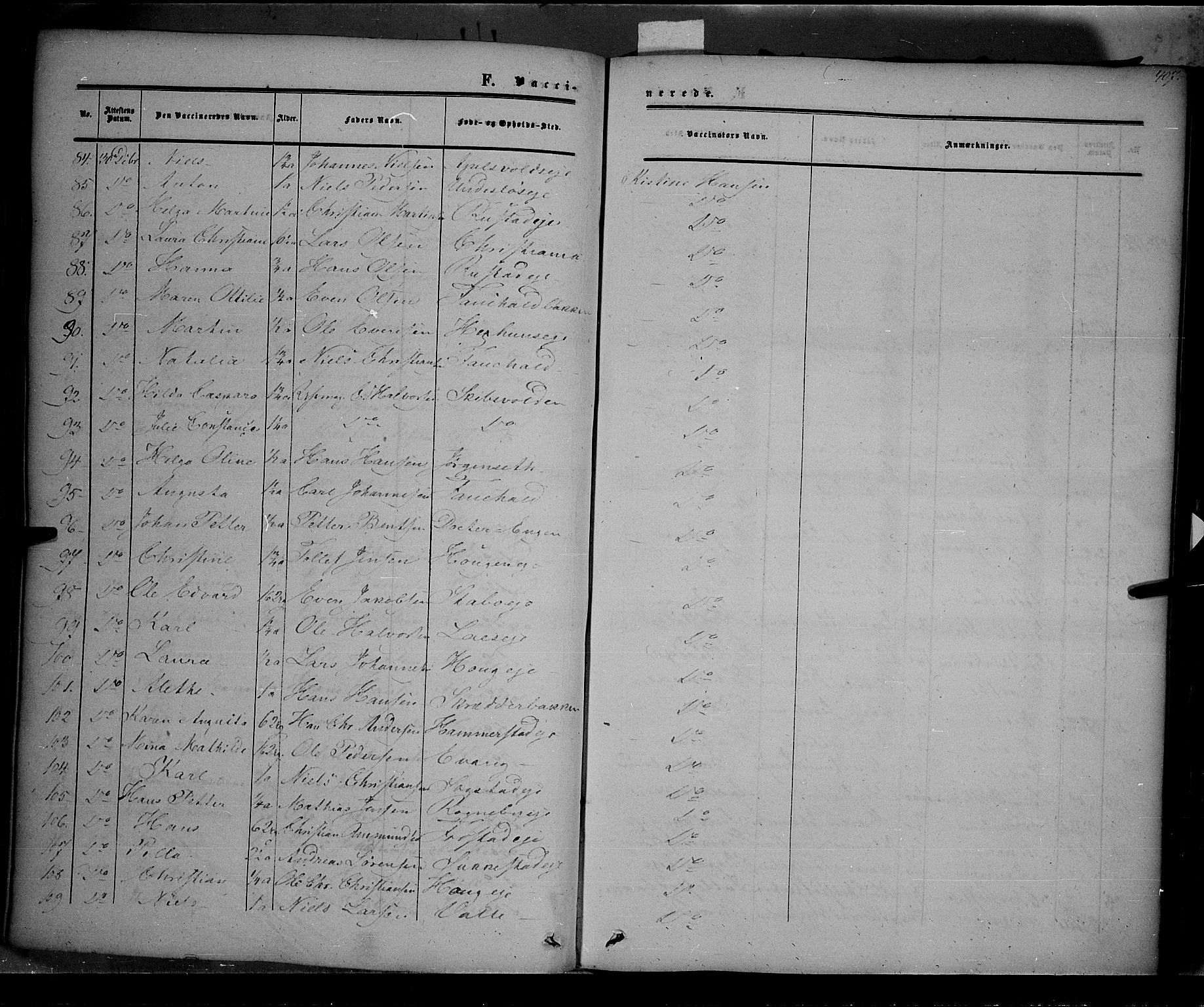 Østre Toten prestekontor, AV/SAH-PREST-104/H/Ha/Haa/L0004: Parish register (official) no. 4, 1857-1865, p. 407