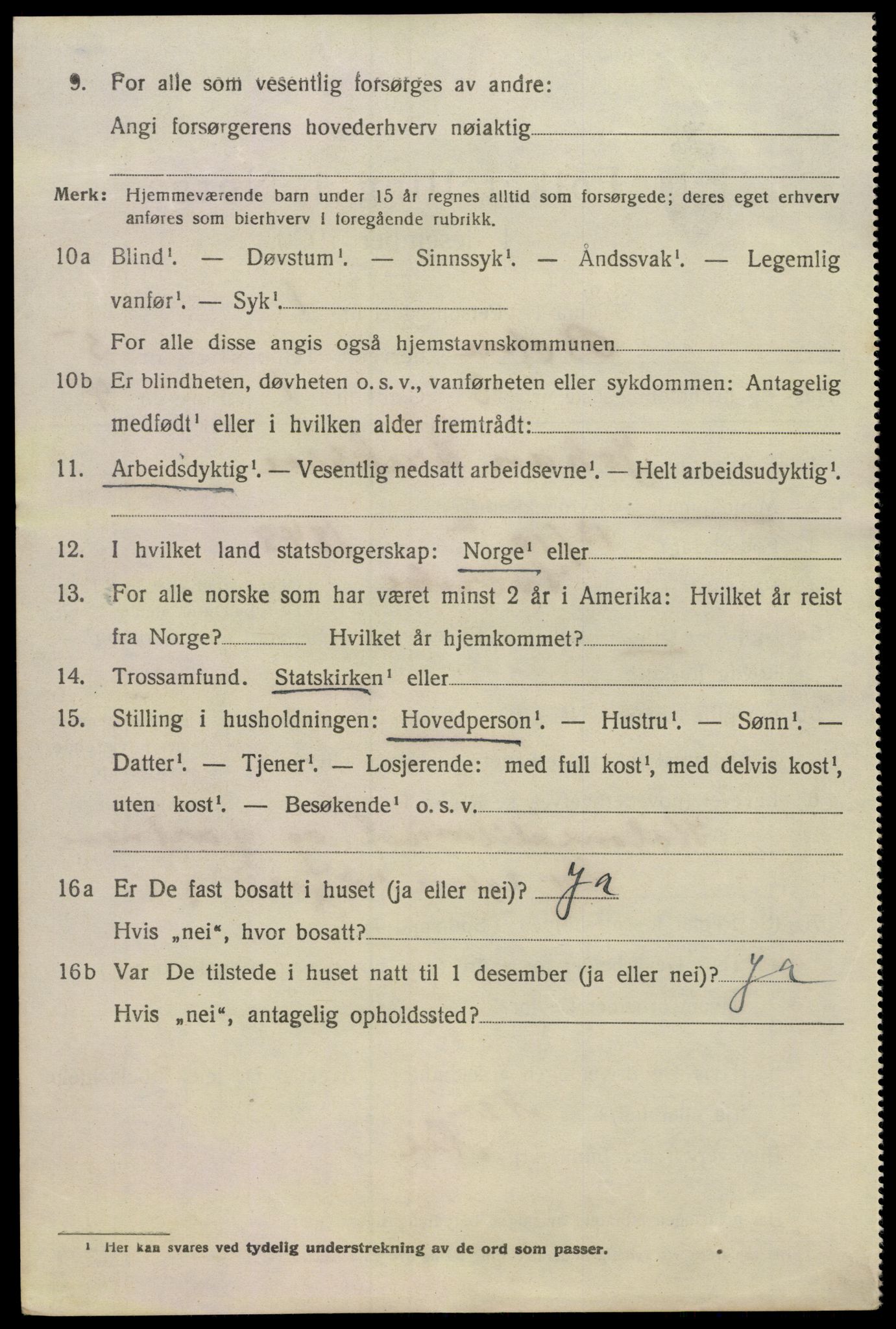 SAKO, 1920 census for Botne, 1920, p. 4254