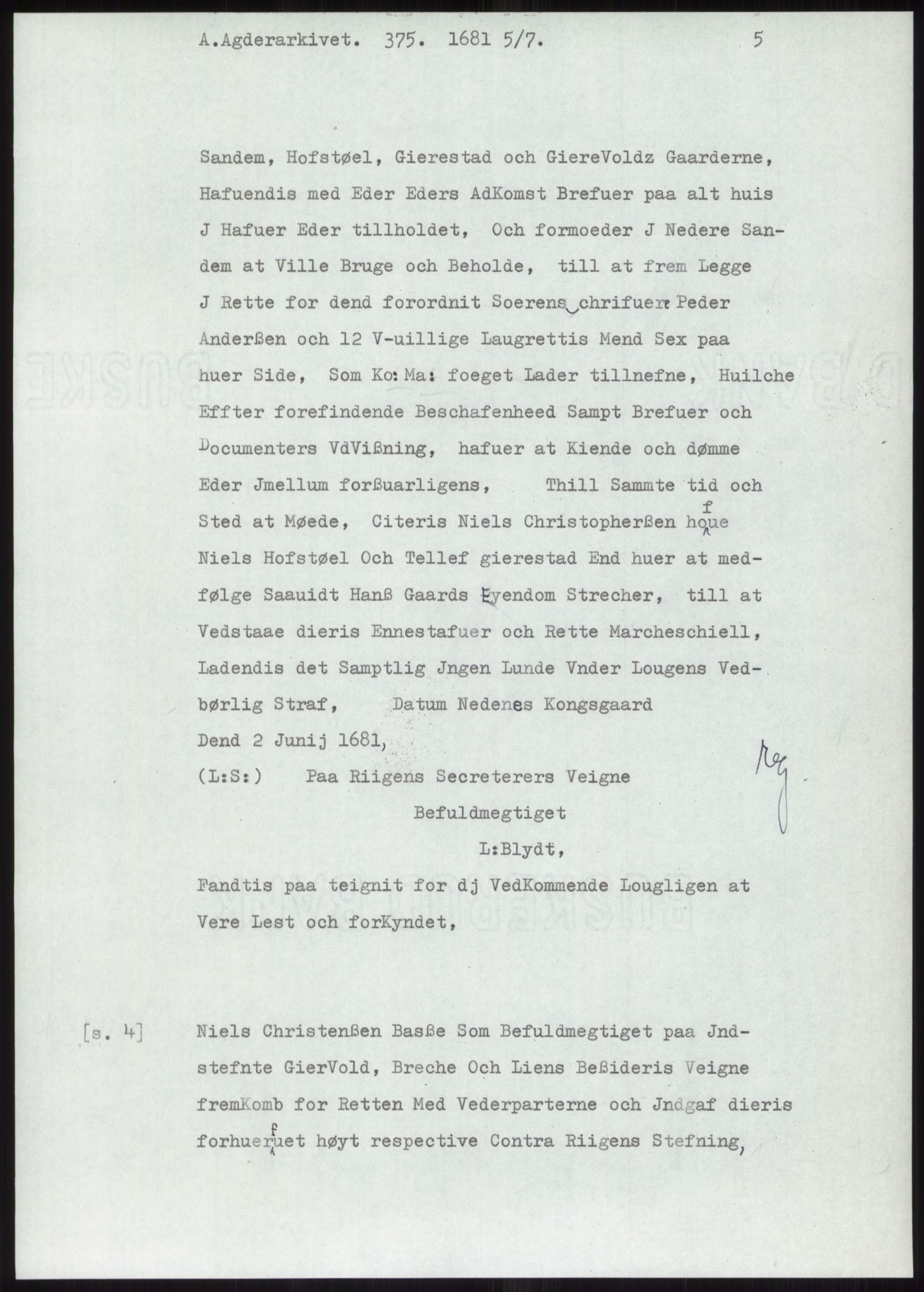 Samlinger til kildeutgivelse, Diplomavskriftsamlingen, AV/RA-EA-4053/H/Ha, p. 1218