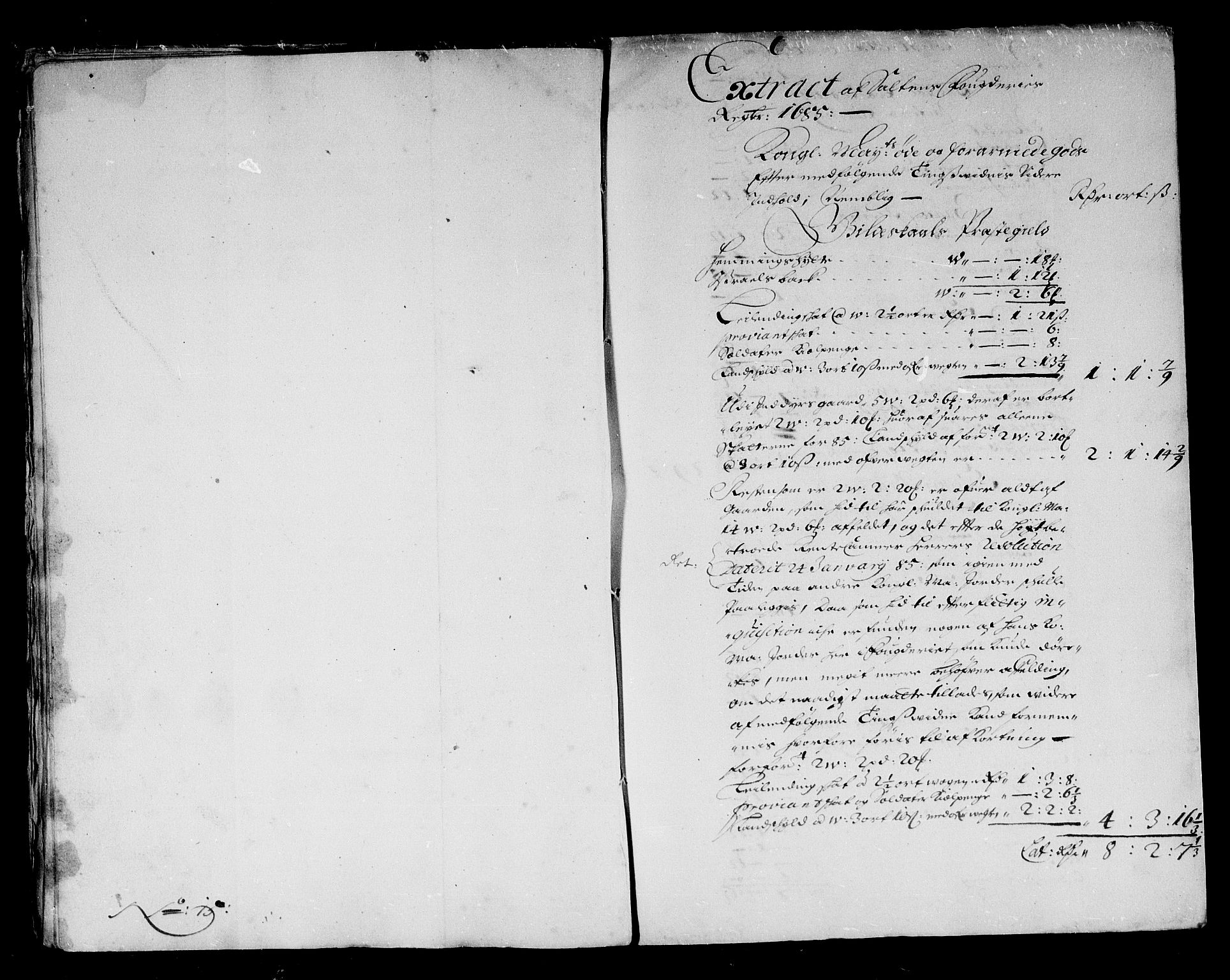 Rentekammeret inntil 1814, Reviderte regnskaper, Stiftamtstueregnskaper, Trondheim stiftamt og Nordland amt, AV/RA-EA-6044/R/Rg/L0086: Trondheim stiftamt og Nordland amt, 1685-1686