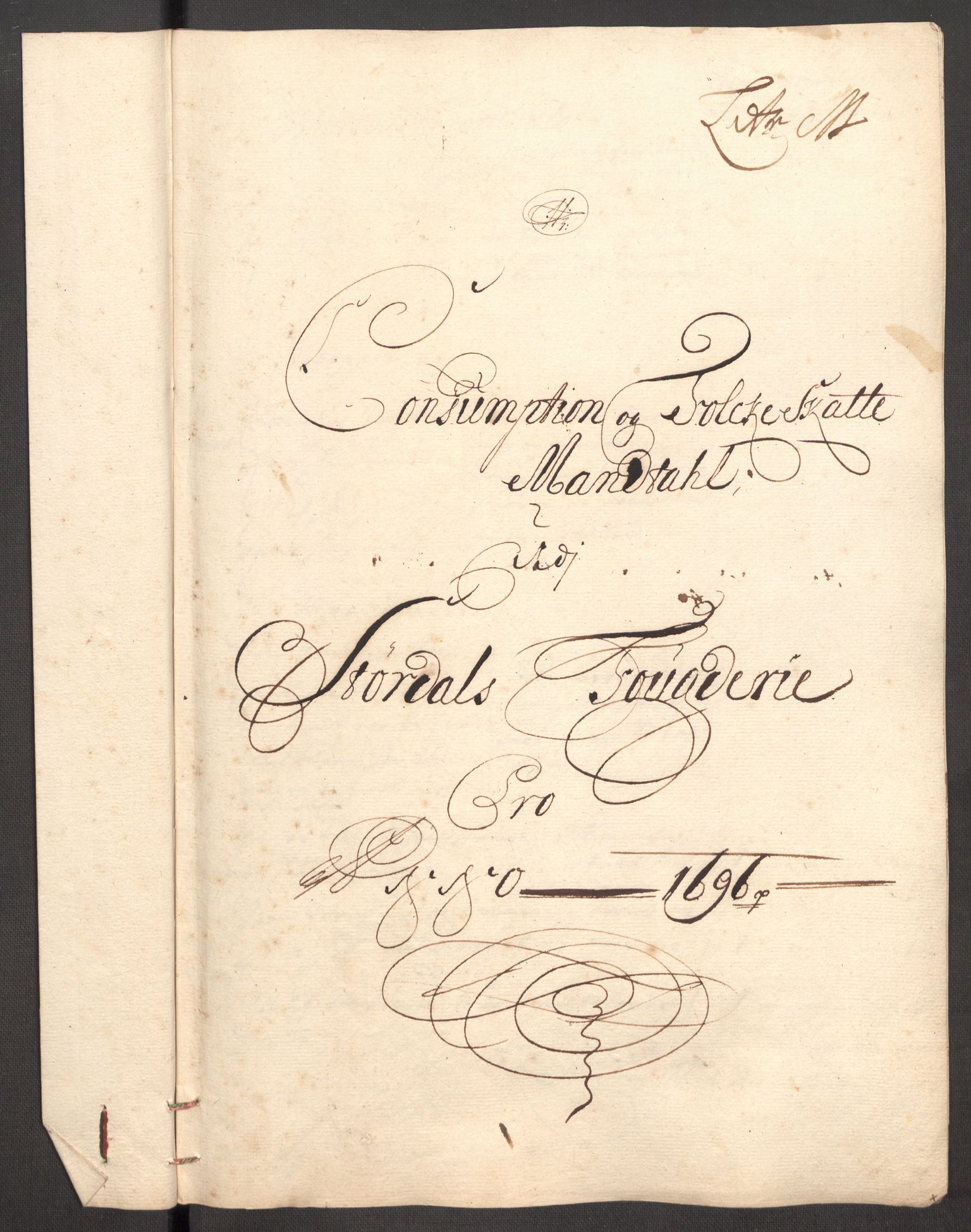 Rentekammeret inntil 1814, Reviderte regnskaper, Fogderegnskap, AV/RA-EA-4092/R62/L4188: Fogderegnskap Stjørdal og Verdal, 1696, p. 138