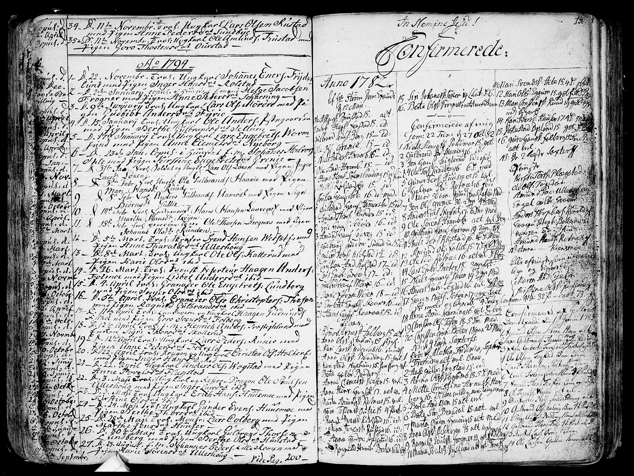 Nes prestekontor Kirkebøker, SAO/A-10410/F/Fa/L0004: Parish register (official) no. I 4, 1781-1816, p. 130