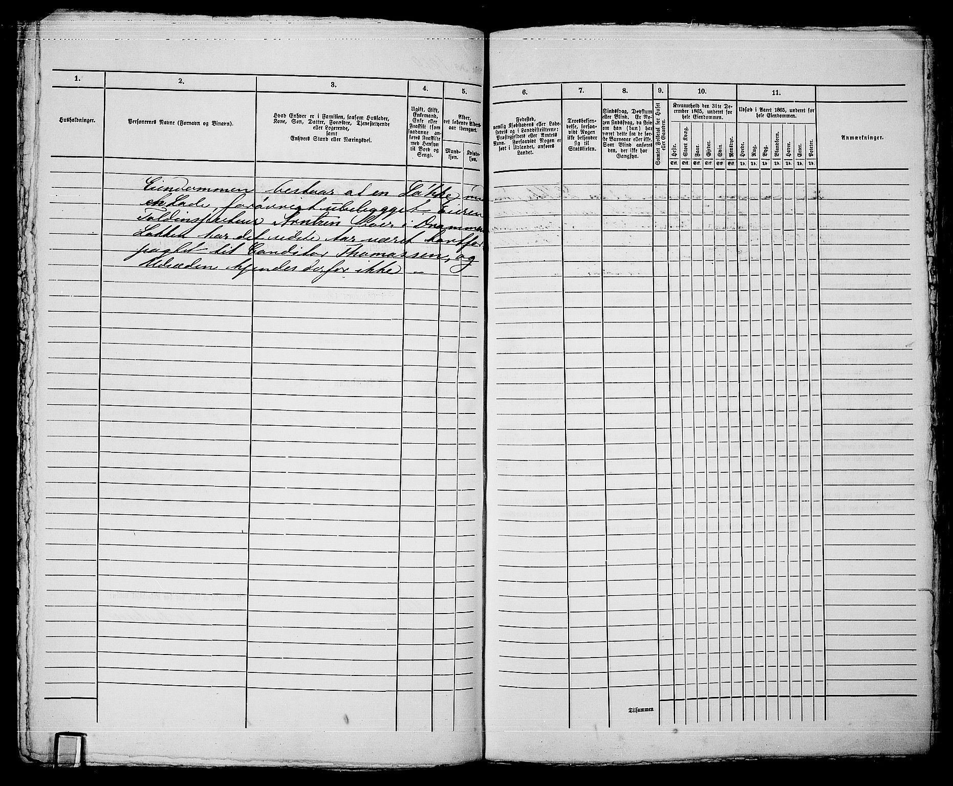 RA, 1865 census for Kristiania, 1865, p. 4289