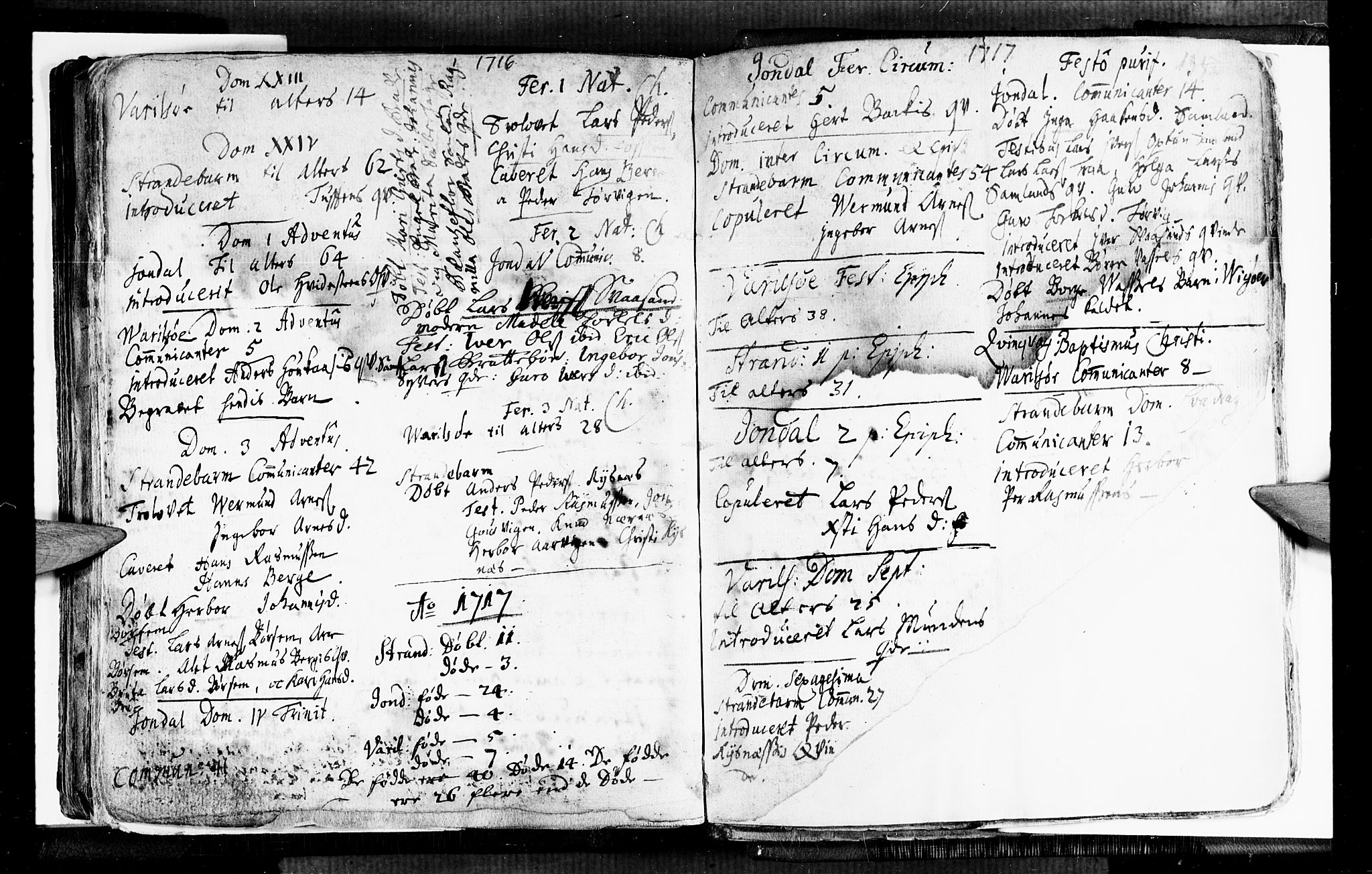 Strandebarm sokneprestembete, AV/SAB-A-78401/H/Haa: Parish register (official) no. A 1, 1670-1726, p. 135