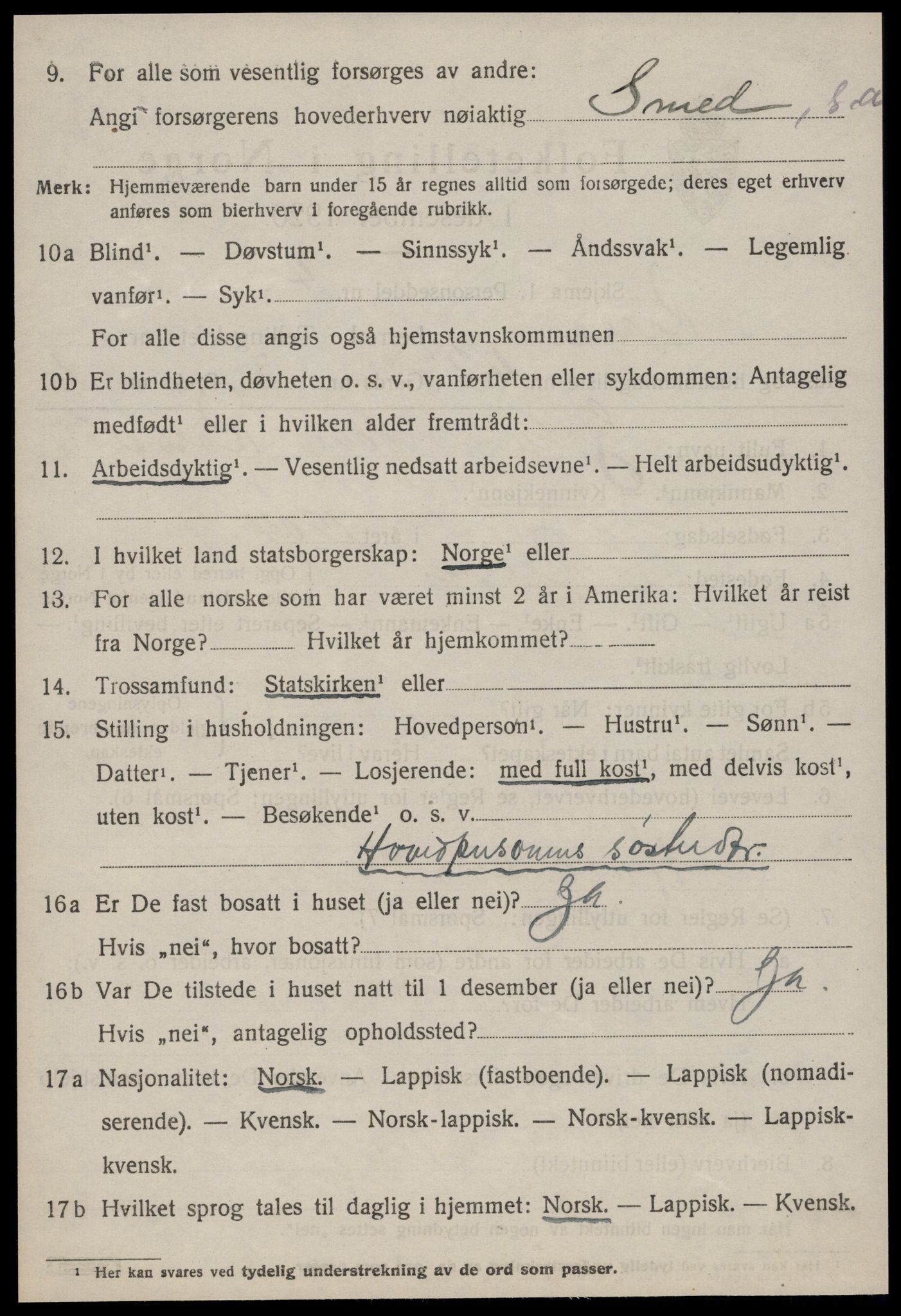 SAT, 1920 census for Rissa, 1920, p. 1608