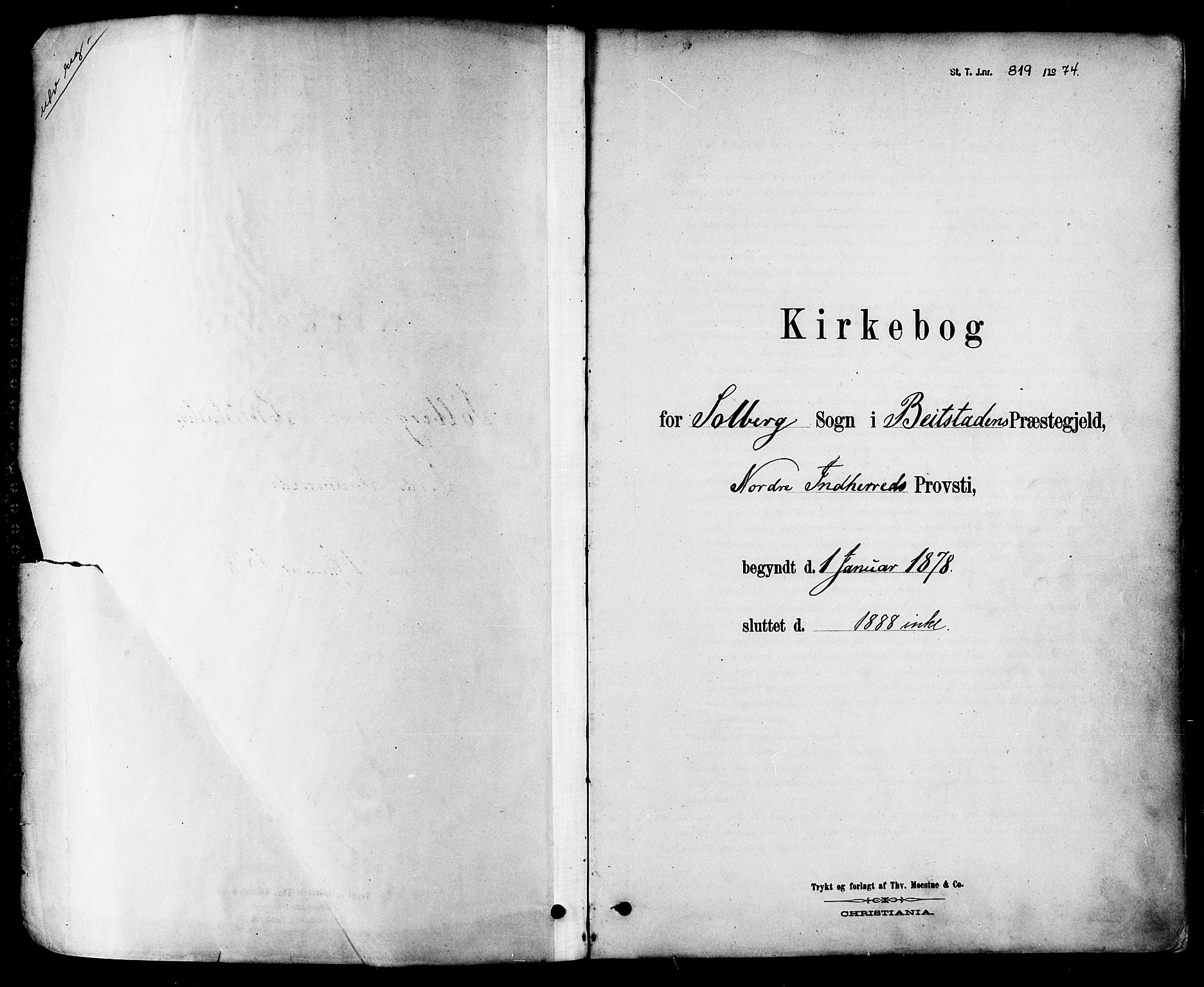 Ministerialprotokoller, klokkerbøker og fødselsregistre - Nord-Trøndelag, SAT/A-1458/741/L0395: Parish register (official) no. 741A09, 1878-1888