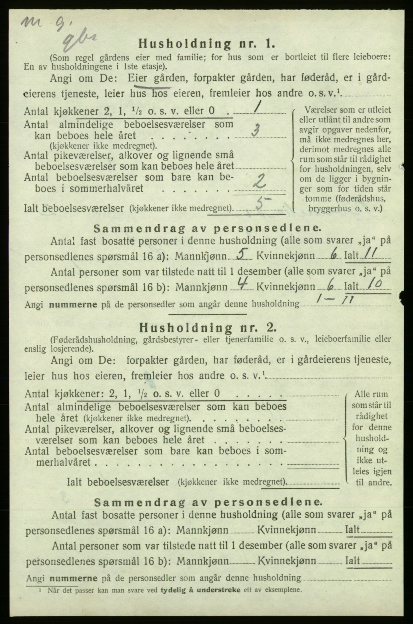 SAB, 1920 census for Kvinnherad, 1920, p. 212