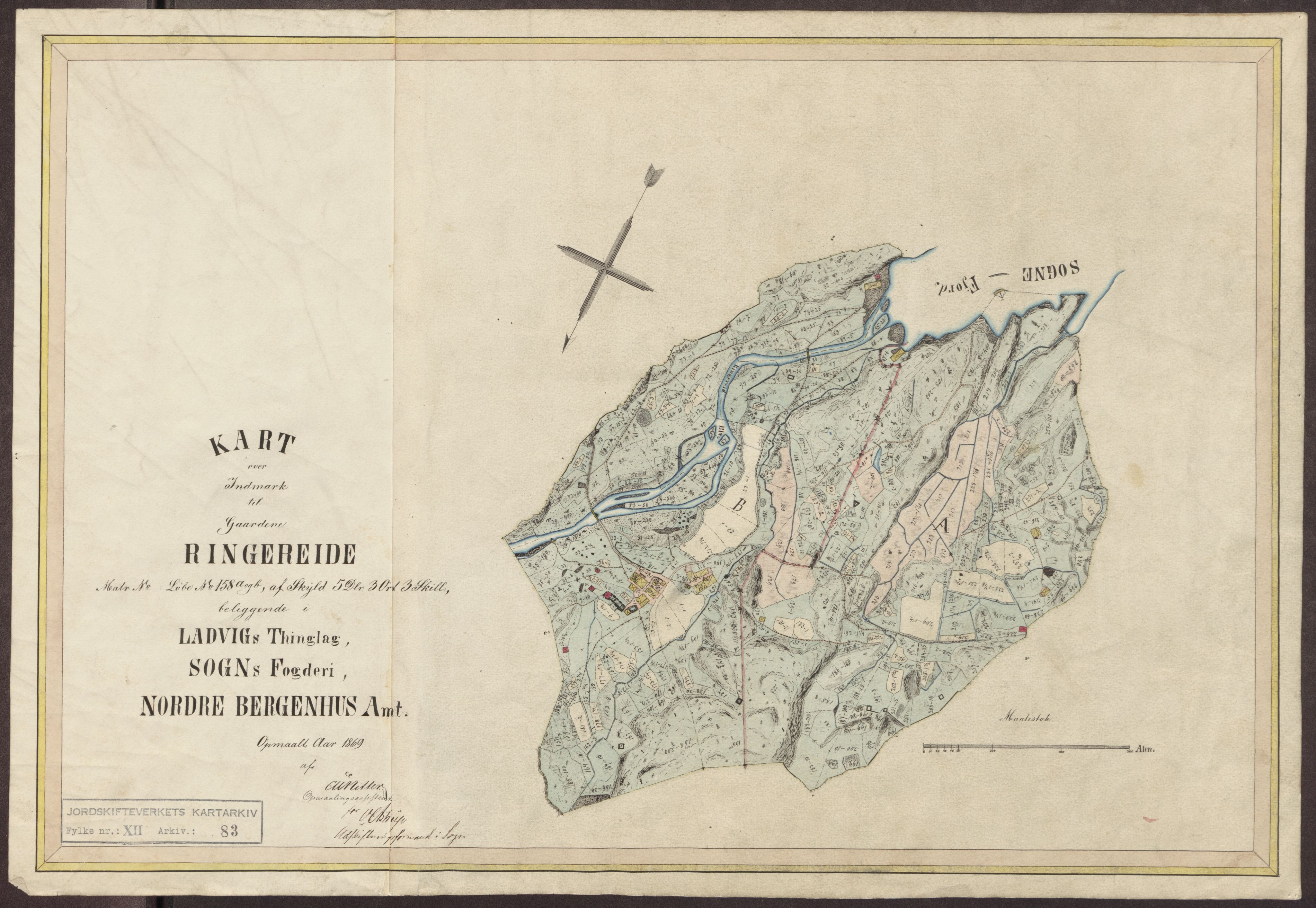 Jordskifteverkets kartarkiv, RA/S-3929/T, 1859-1988, p. 168