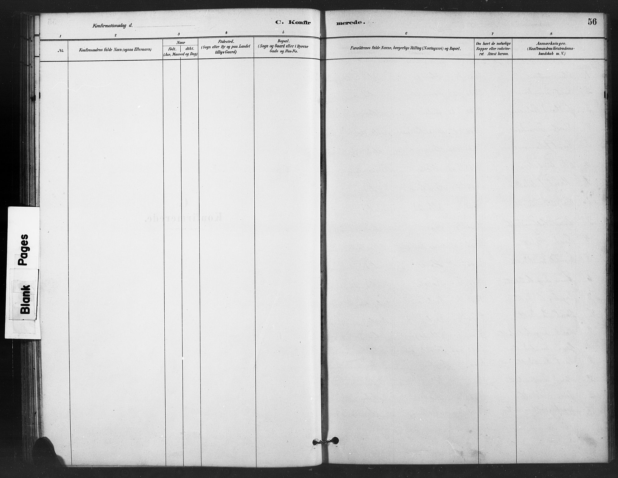 Vestre Slidre prestekontor, AV/SAH-PREST-136/H/Ha/Hab/L0006: Parish register (copy) no. 6, 1881-1915, p. 56