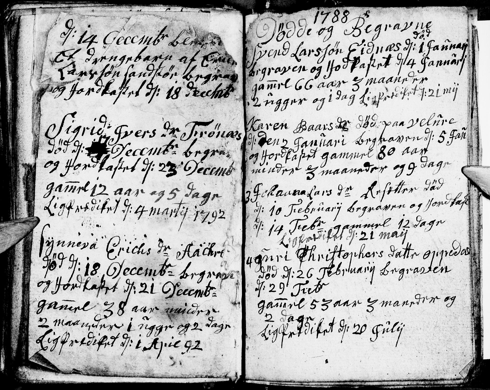 Ullensvang sokneprestembete, AV/SAB-A-78701/H/Hab: Parish register (copy) no. B 6, 1788-1791