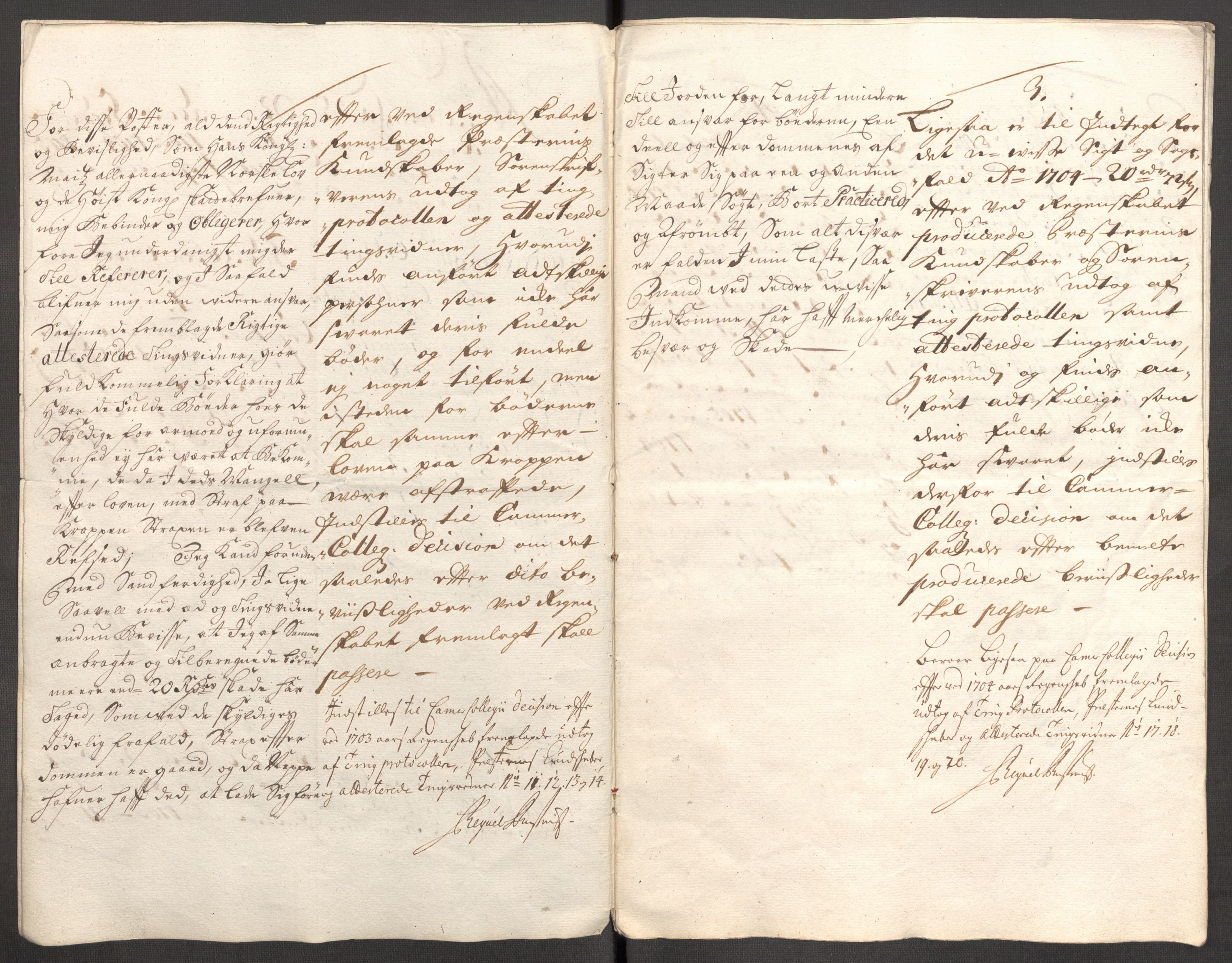 Rentekammeret inntil 1814, Reviderte regnskaper, Fogderegnskap, AV/RA-EA-4092/R64/L4429: Fogderegnskap Namdal, 1705-1706, p. 211