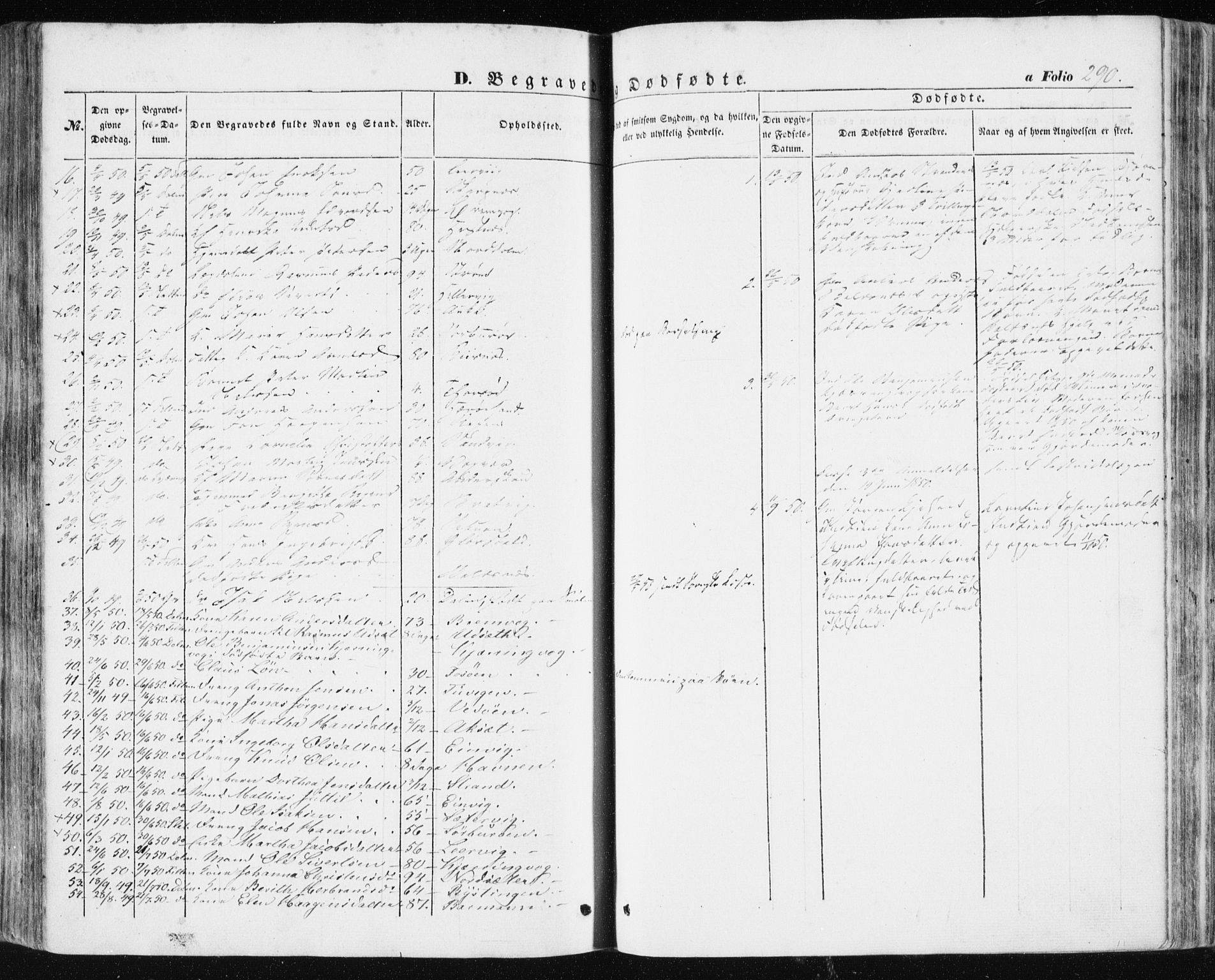 Ministerialprotokoller, klokkerbøker og fødselsregistre - Sør-Trøndelag, SAT/A-1456/634/L0529: Parish register (official) no. 634A05, 1843-1851, p. 290