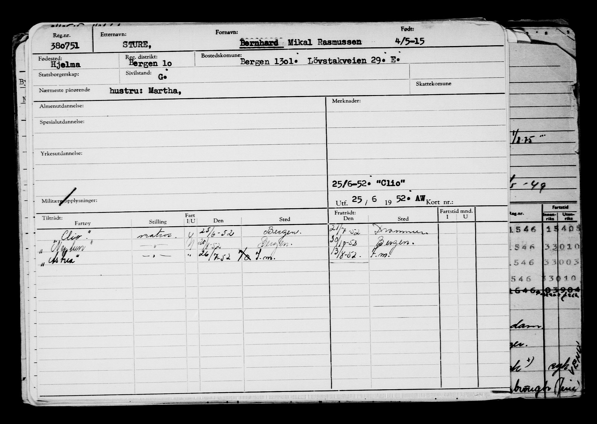 Direktoratet for sjømenn, AV/RA-S-3545/G/Gb/L0129: Hovedkort, 1915, p. 497