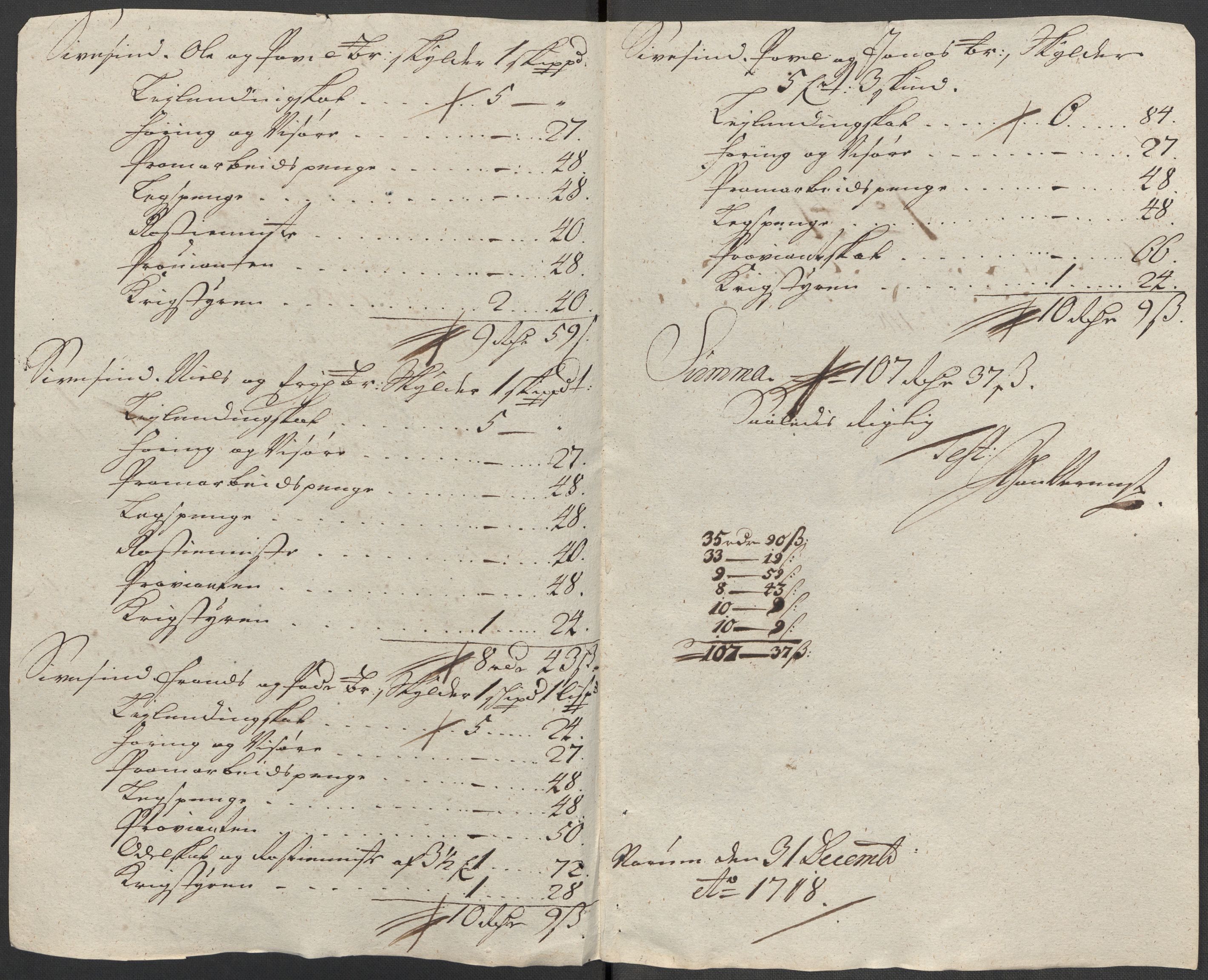 Rentekammeret inntil 1814, Reviderte regnskaper, Fogderegnskap, RA/EA-4092/R18/L1320: Fogderegnskap Hadeland, Toten og Valdres, 1718, p. 222