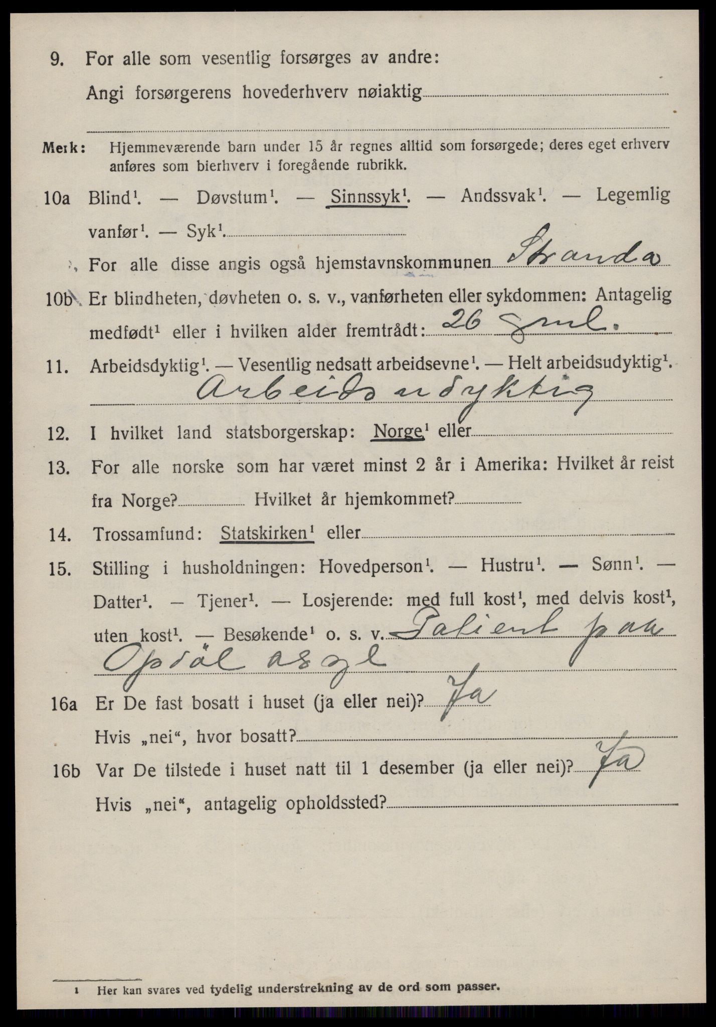 SAT, 1920 census for Bolsøy, 1920, p. 7524