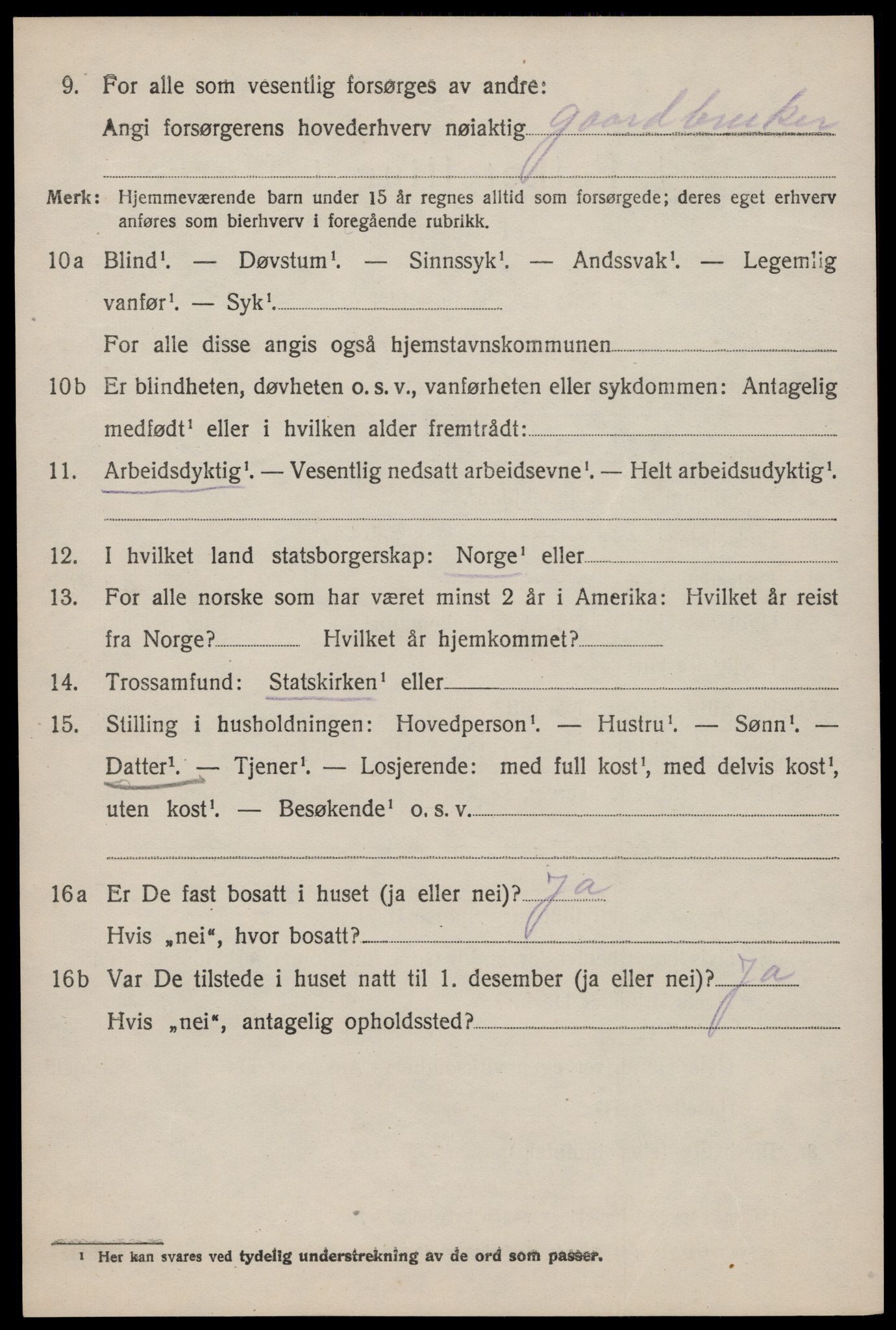 SAST, 1920 census for Hetland, 1920, p. 25000