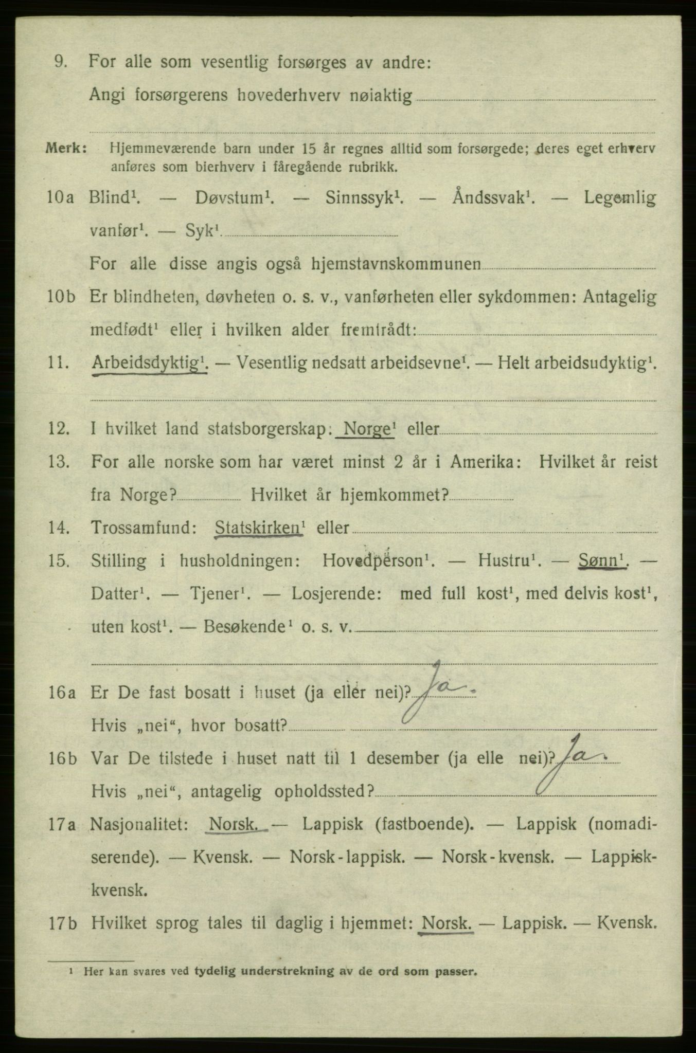SATØ, 1920 census for Vadsø, 1920, p. 3728