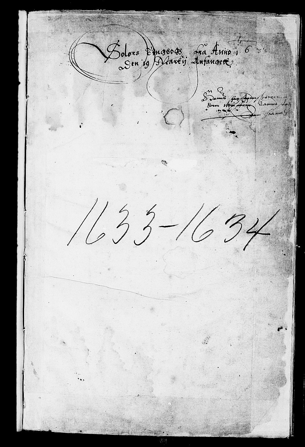 Solør og Østerdalen sorenskriveri, AV/SAH-TING-024/G/Gb/L0001: Tingbok, 1633-1634, p. 1