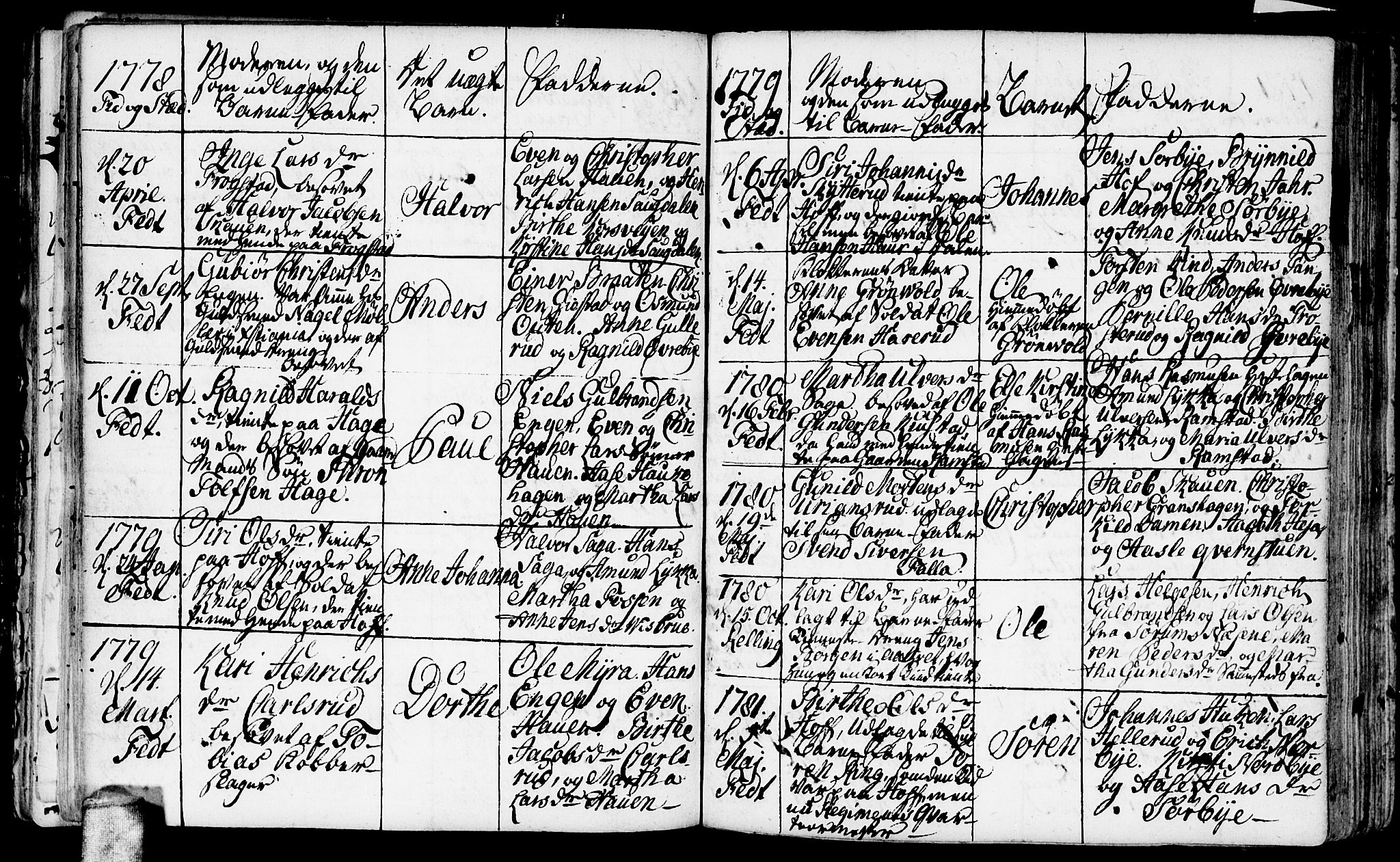 Fet prestekontor Kirkebøker, SAO/A-10370a/F/Fa/L0002: Parish register (official) no. I 2, 1716-1815, p. 51