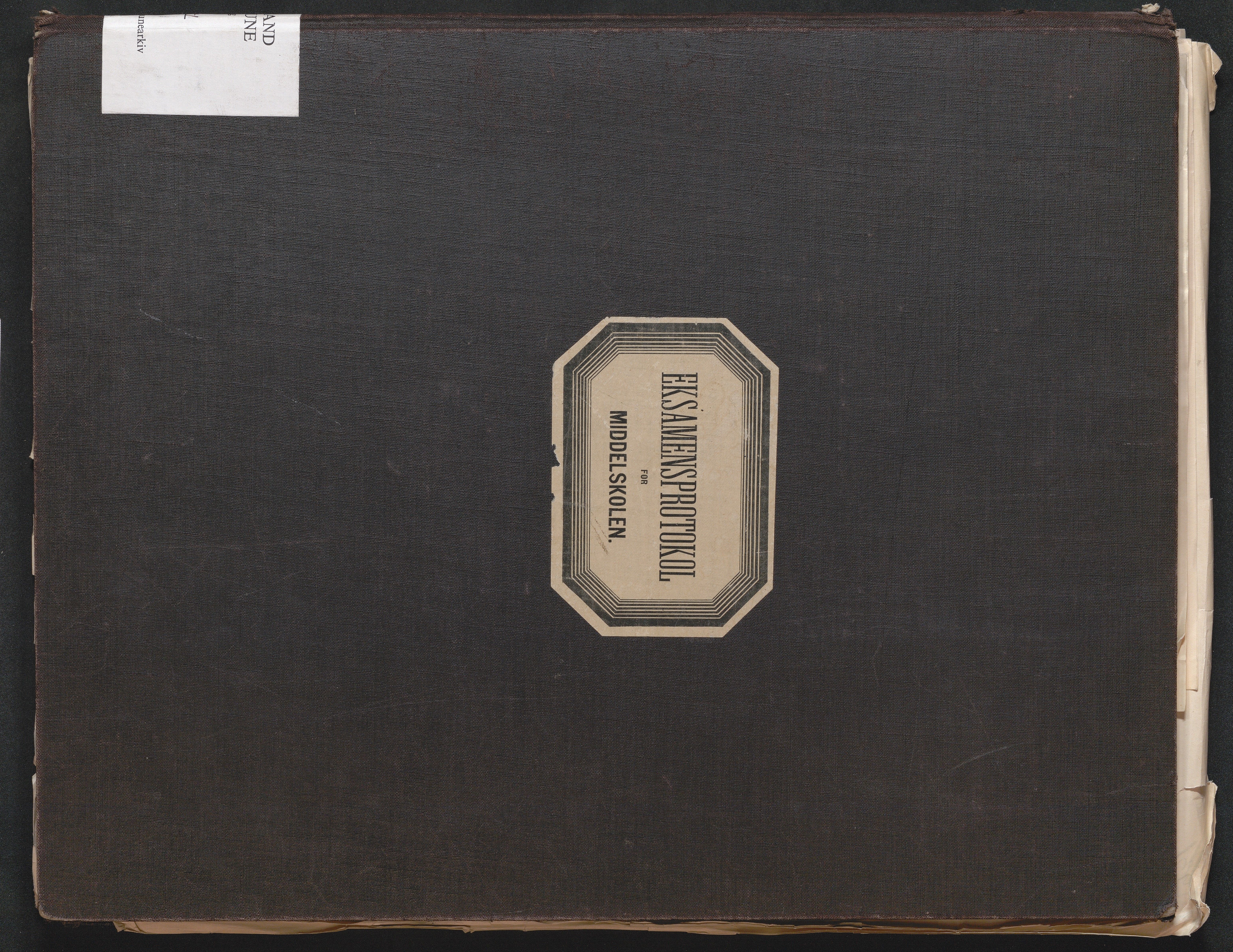 Lillesand kommune, AAKS/KA0926-PK/2/03/L0024: Lillesand Communale Middelskole - Eksamensprotokoll for Middelskolen, 1903-1939