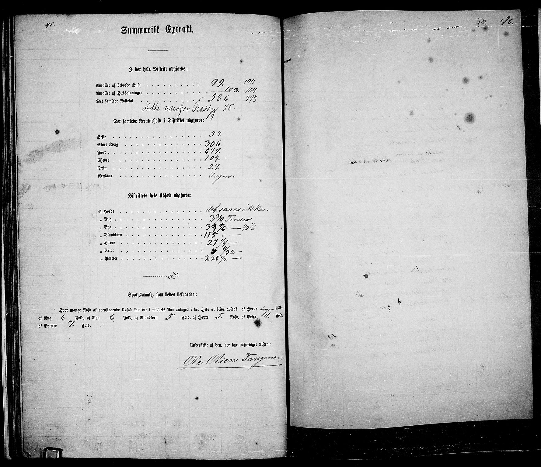 RA, 1865 census for Nes, 1865, p. 41