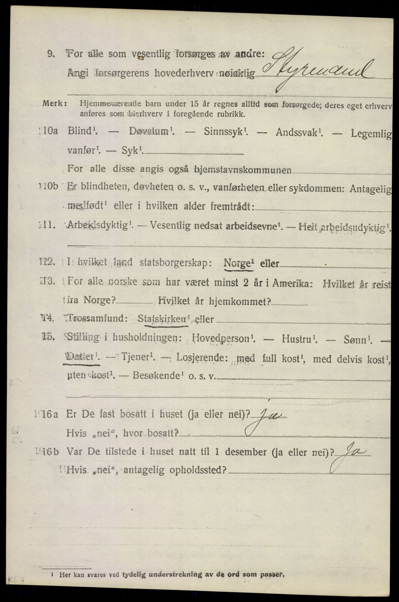 SAKO, 1920 census for Andebu, 1920, p. 5713