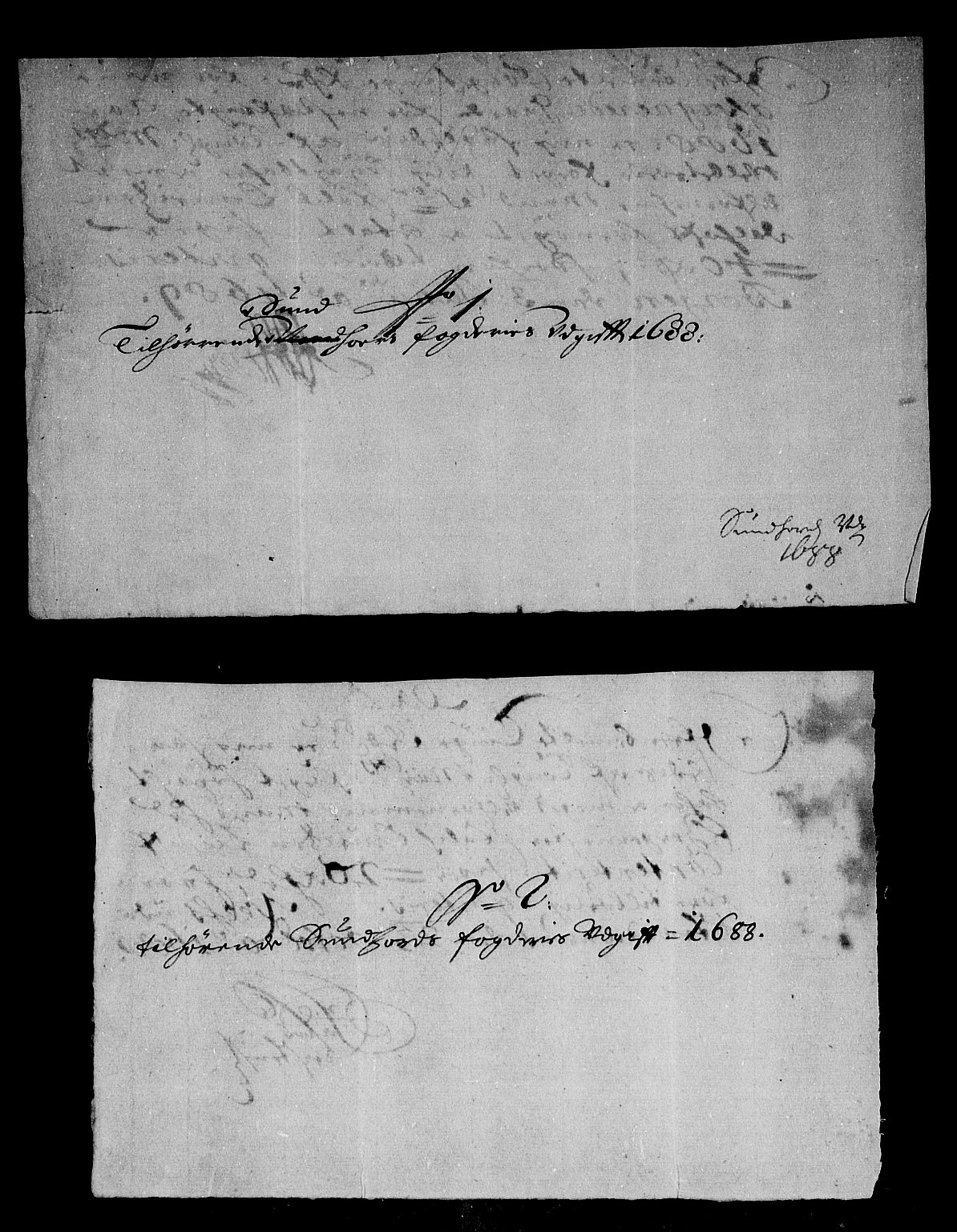 Rentekammeret inntil 1814, Reviderte regnskaper, Stiftamtstueregnskaper, Bergen stiftamt, AV/RA-EA-6043/R/Rc/L0086: Bergen stiftamt, 1688