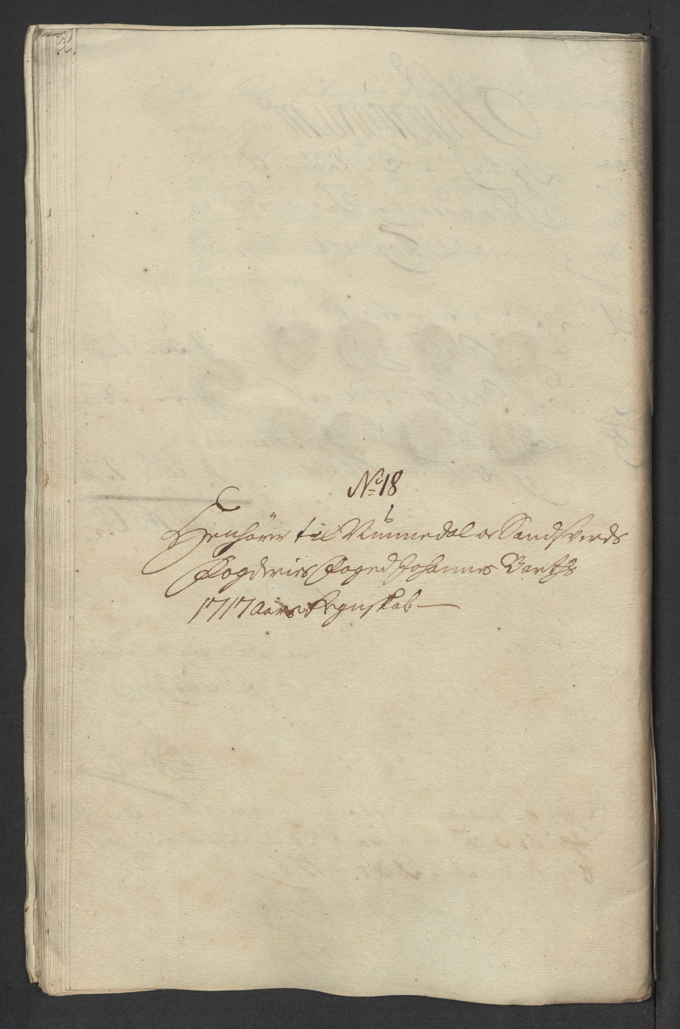 Rentekammeret inntil 1814, Reviderte regnskaper, Fogderegnskap, RA/EA-4092/R24/L1593: Fogderegnskap Numedal og Sandsvær, 1717, p. 355