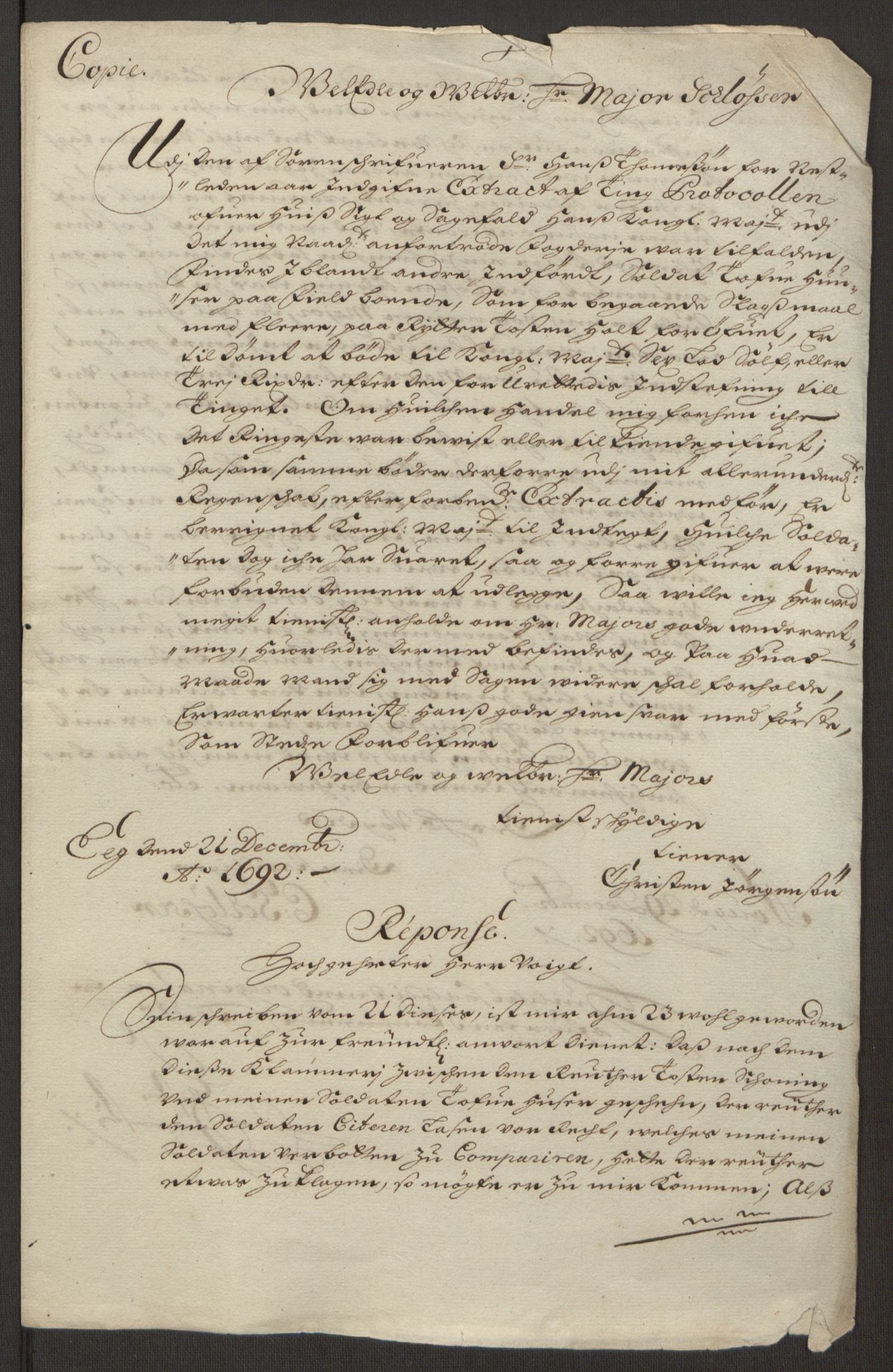 Rentekammeret inntil 1814, Reviderte regnskaper, Fogderegnskap, AV/RA-EA-4092/R12/L0704: Fogderegnskap Øvre Romerike, 1692, p. 294