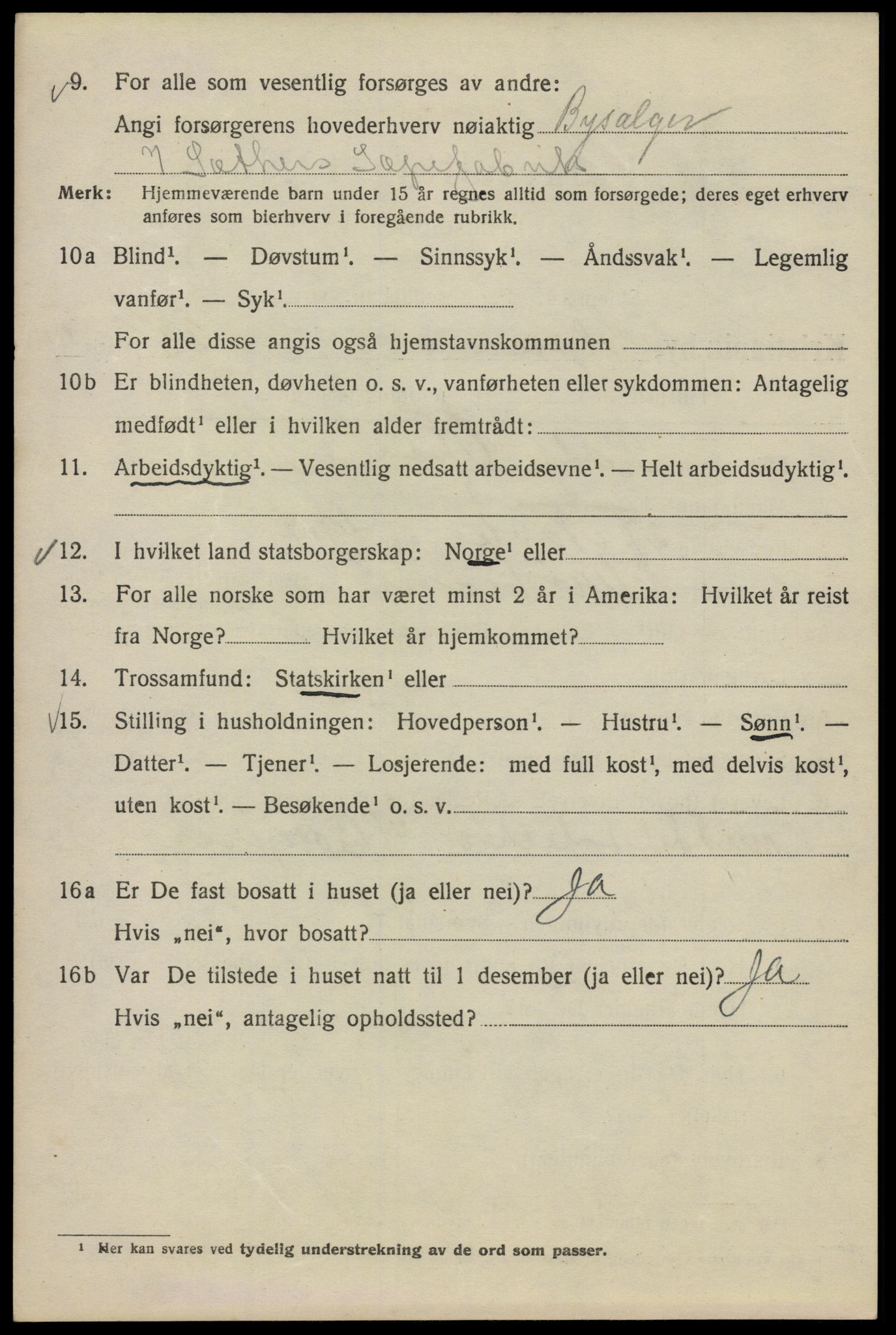 SAO, 1920 census for Kristiania, 1920, p. 284282