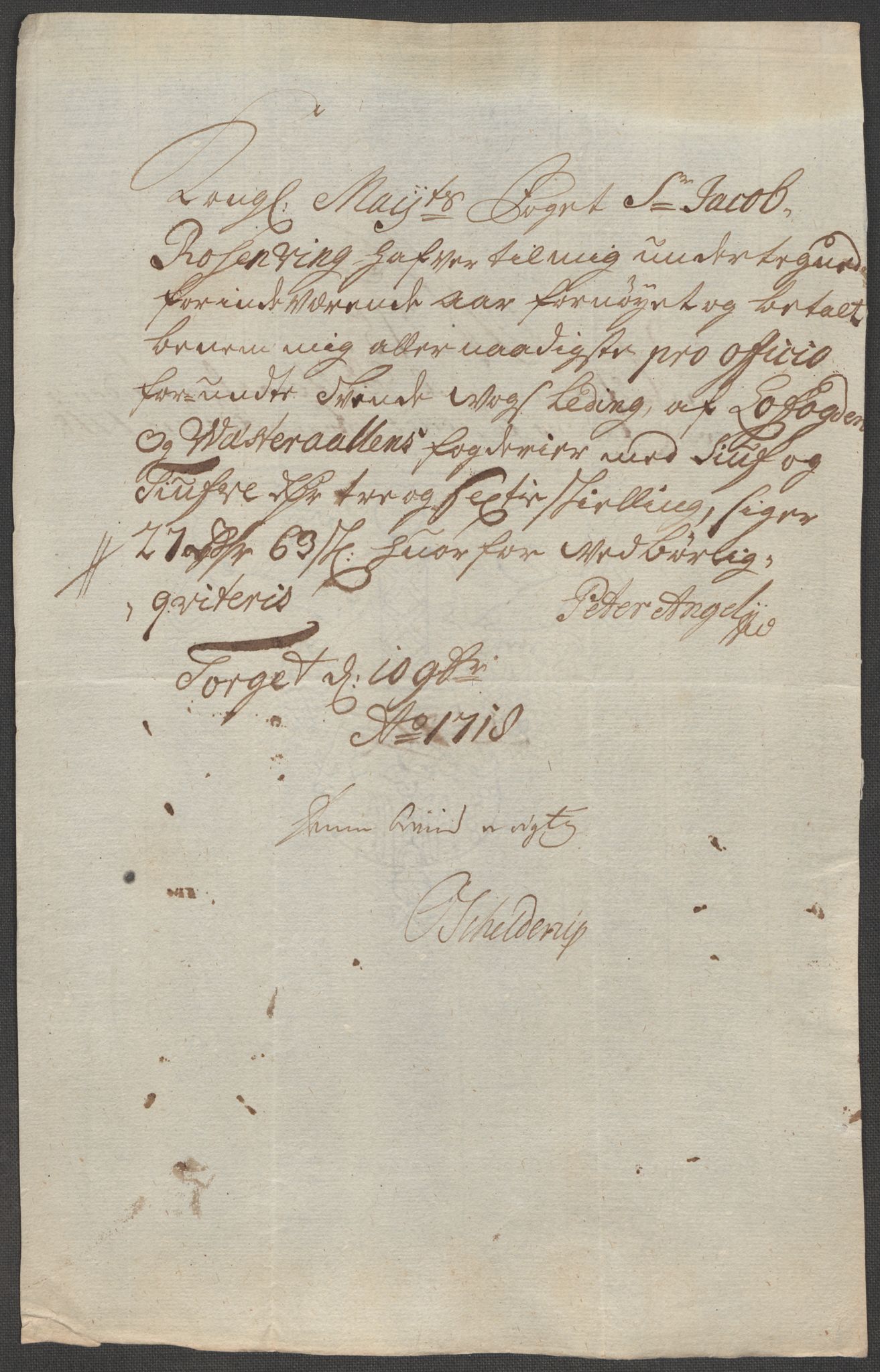 Rentekammeret inntil 1814, Reviderte regnskaper, Fogderegnskap, AV/RA-EA-4092/R67/L4684: Fogderegnskap Vesterålen, Andenes og Lofoten, 1718, p. 379