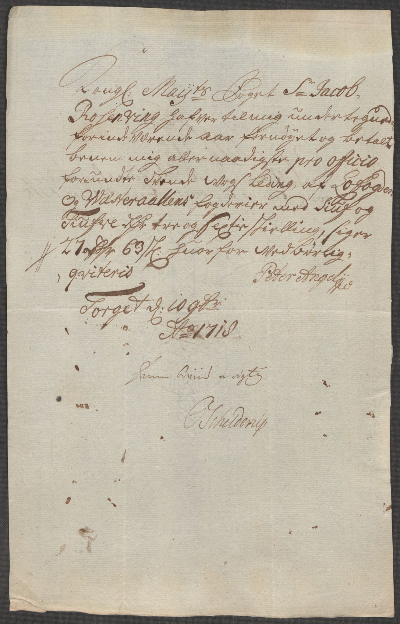 Rentekammeret inntil 1814, Reviderte regnskaper, Fogderegnskap, RA/EA-4092/R67/L4684: Fogderegnskap Vesterålen, Andenes og Lofoten, 1718, p. 379