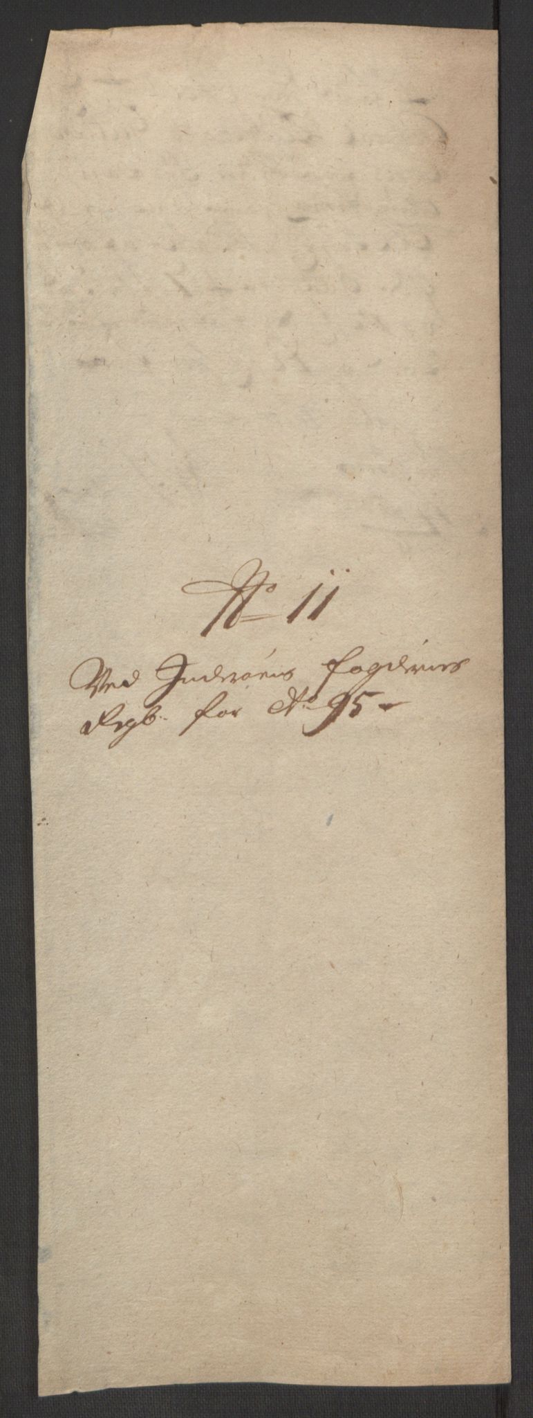 Rentekammeret inntil 1814, Reviderte regnskaper, Fogderegnskap, AV/RA-EA-4092/R63/L4309: Fogderegnskap Inderøy, 1695-1697, p. 103