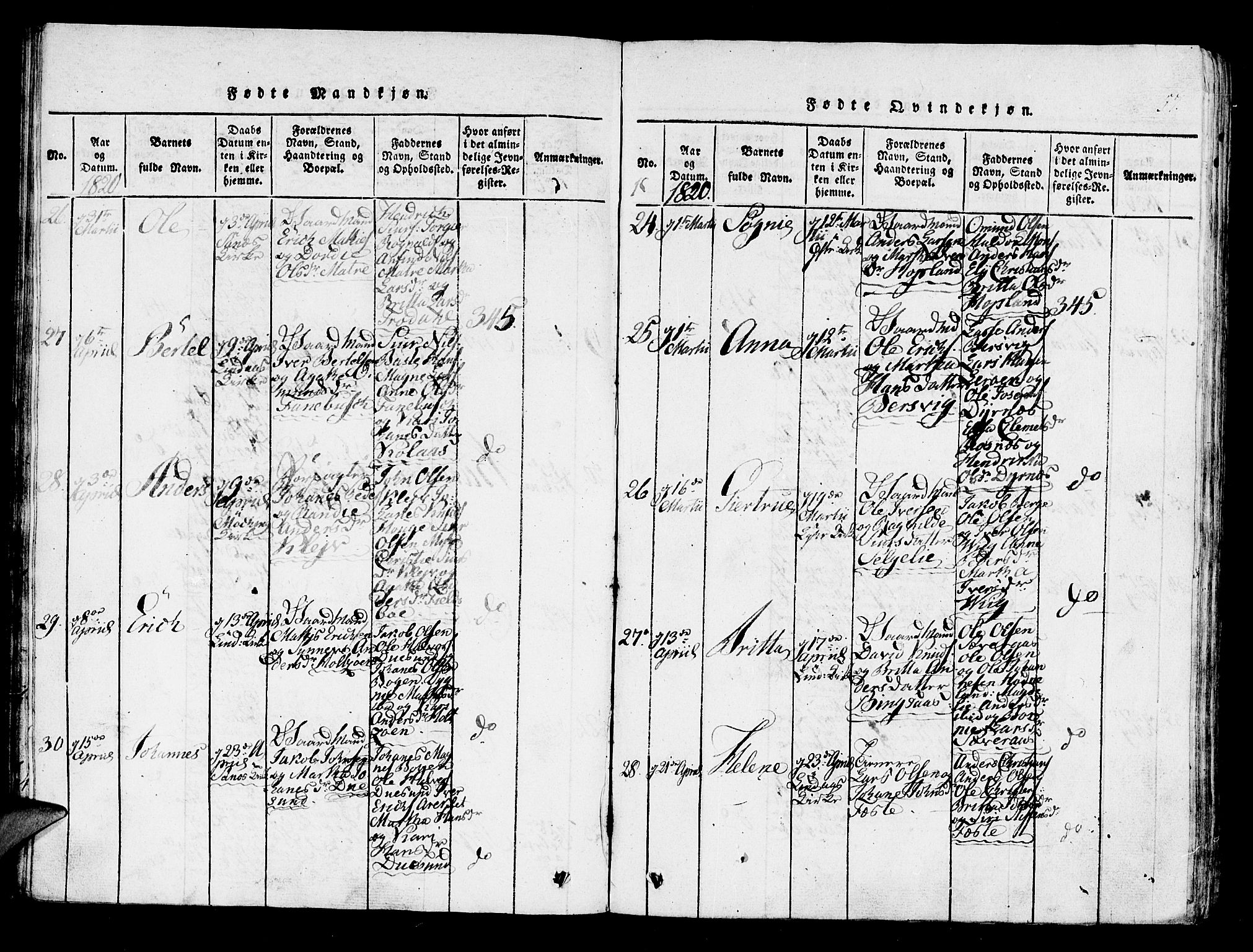 Lindås Sokneprestembete, SAB/A-76701/H/Haa: Parish register (official) no. A 7, 1816-1823, p. 57