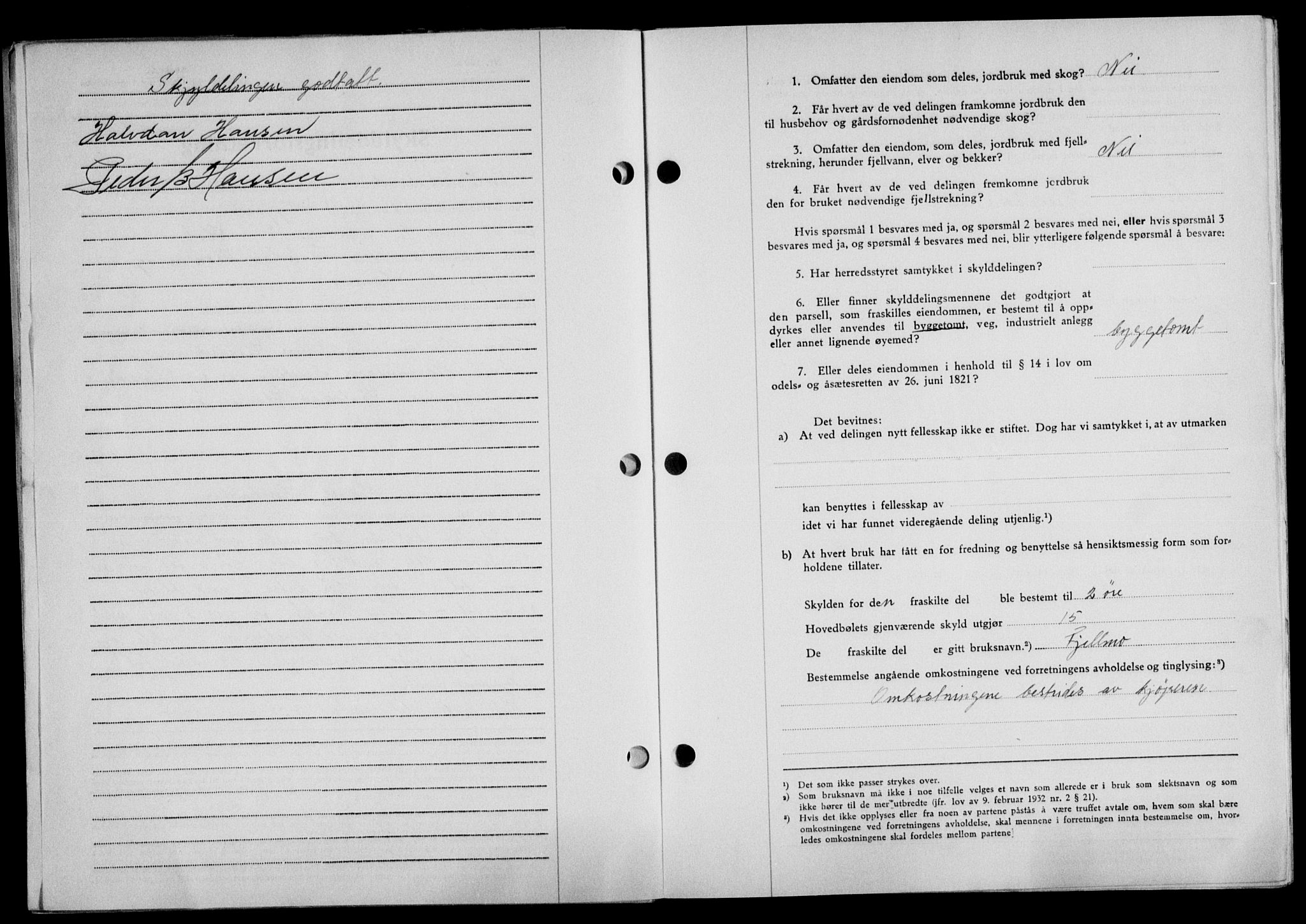 Lofoten sorenskriveri, SAT/A-0017/1/2/2C/L0025a: Mortgage book no. 25a, 1950-1951, Diary no: : 3581/1950