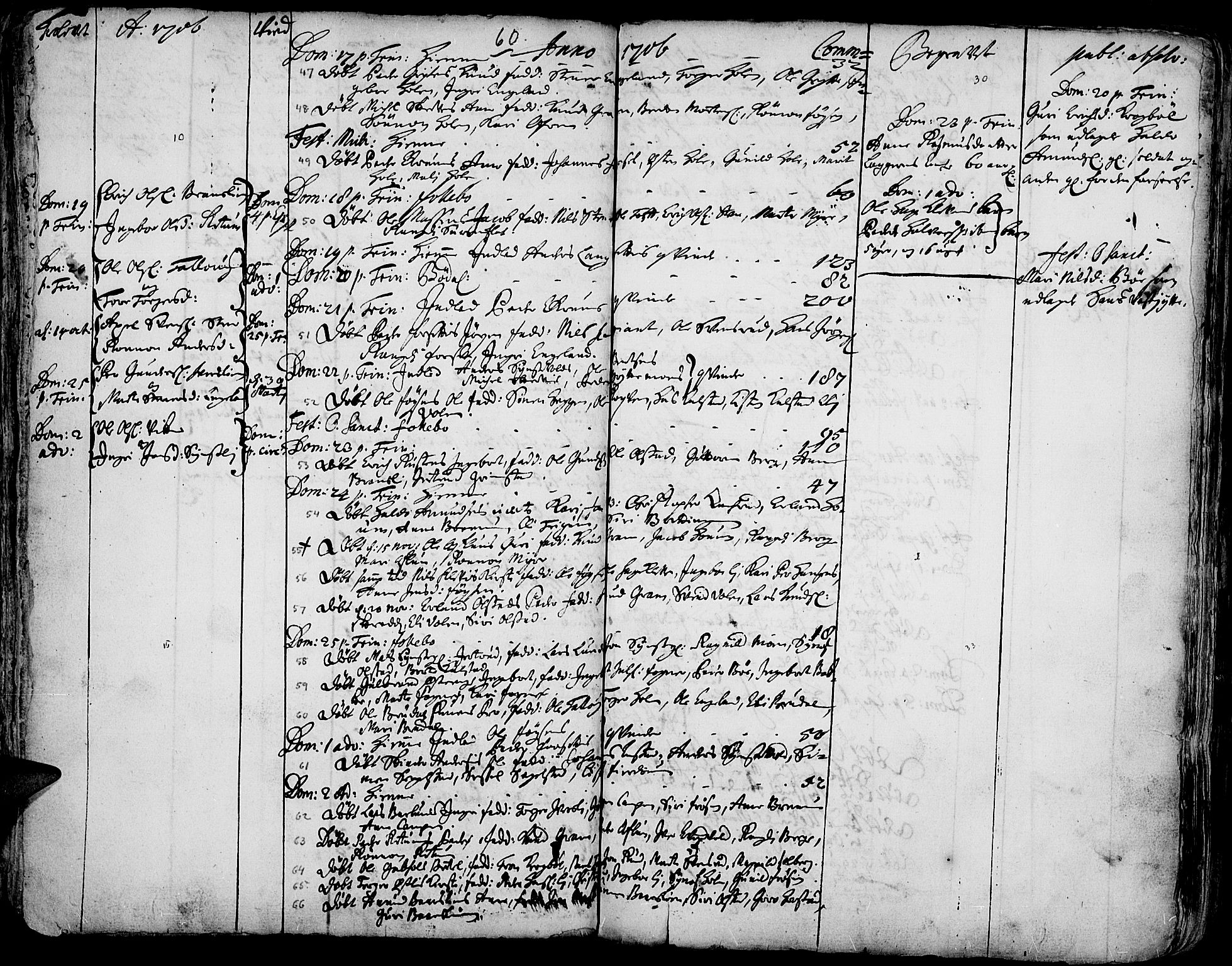 Gausdal prestekontor, SAH/PREST-090/H/Ha/Haa/L0001: Parish register (official) no. 1, 1693-1728, p. 60