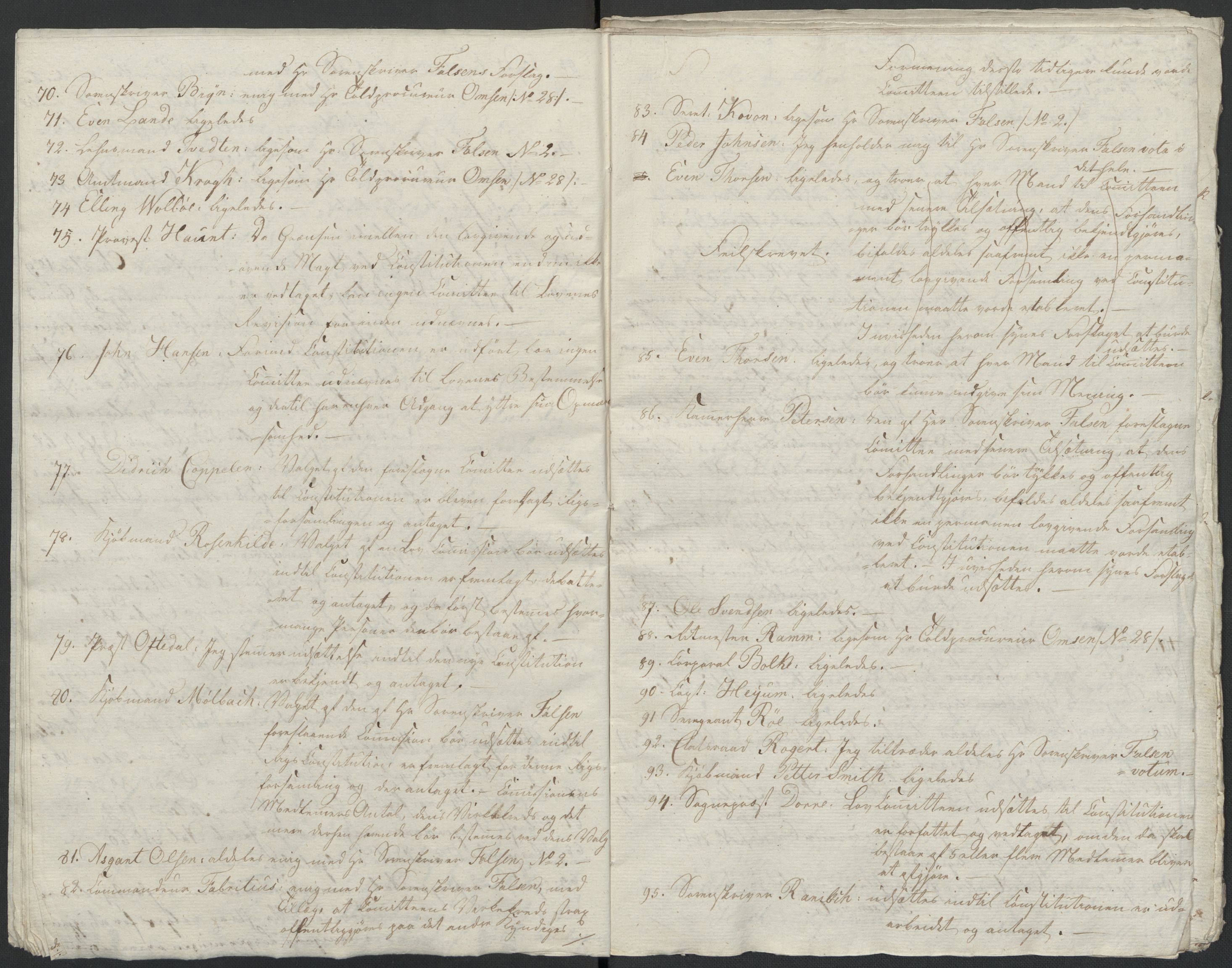 Christie, Wilhelm Frimann Koren, AV/RA-PA-0014/F/L0004: Christies dokumenter fra 1814, 1814, p. 65