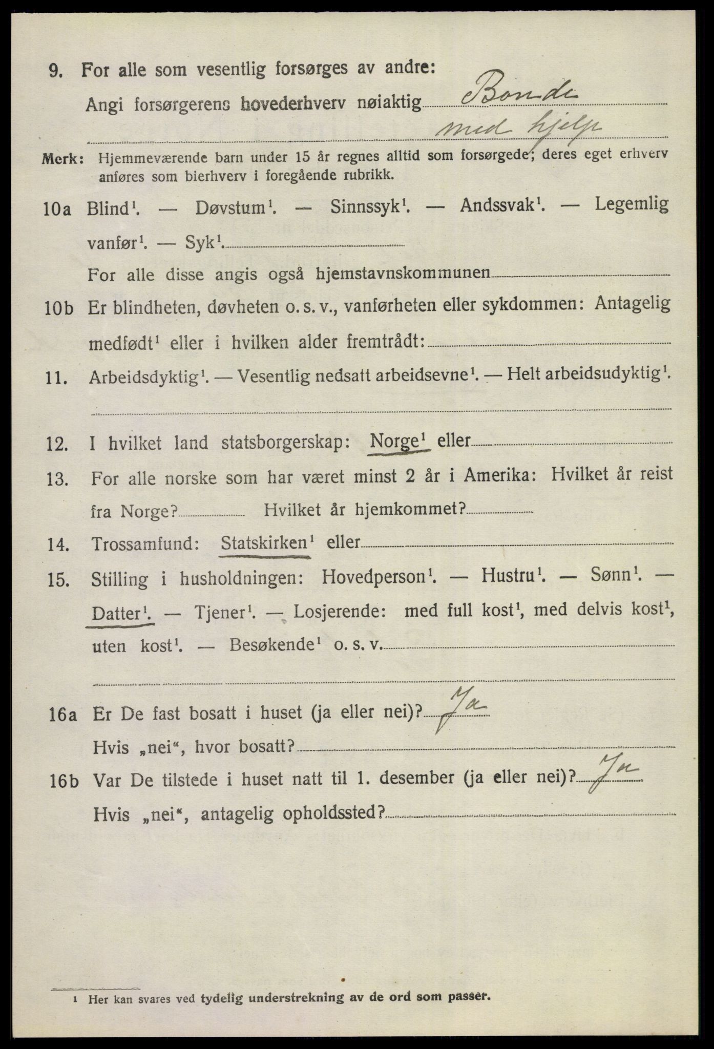 SAKO, 1920 census for Ål, 1920, p. 4615