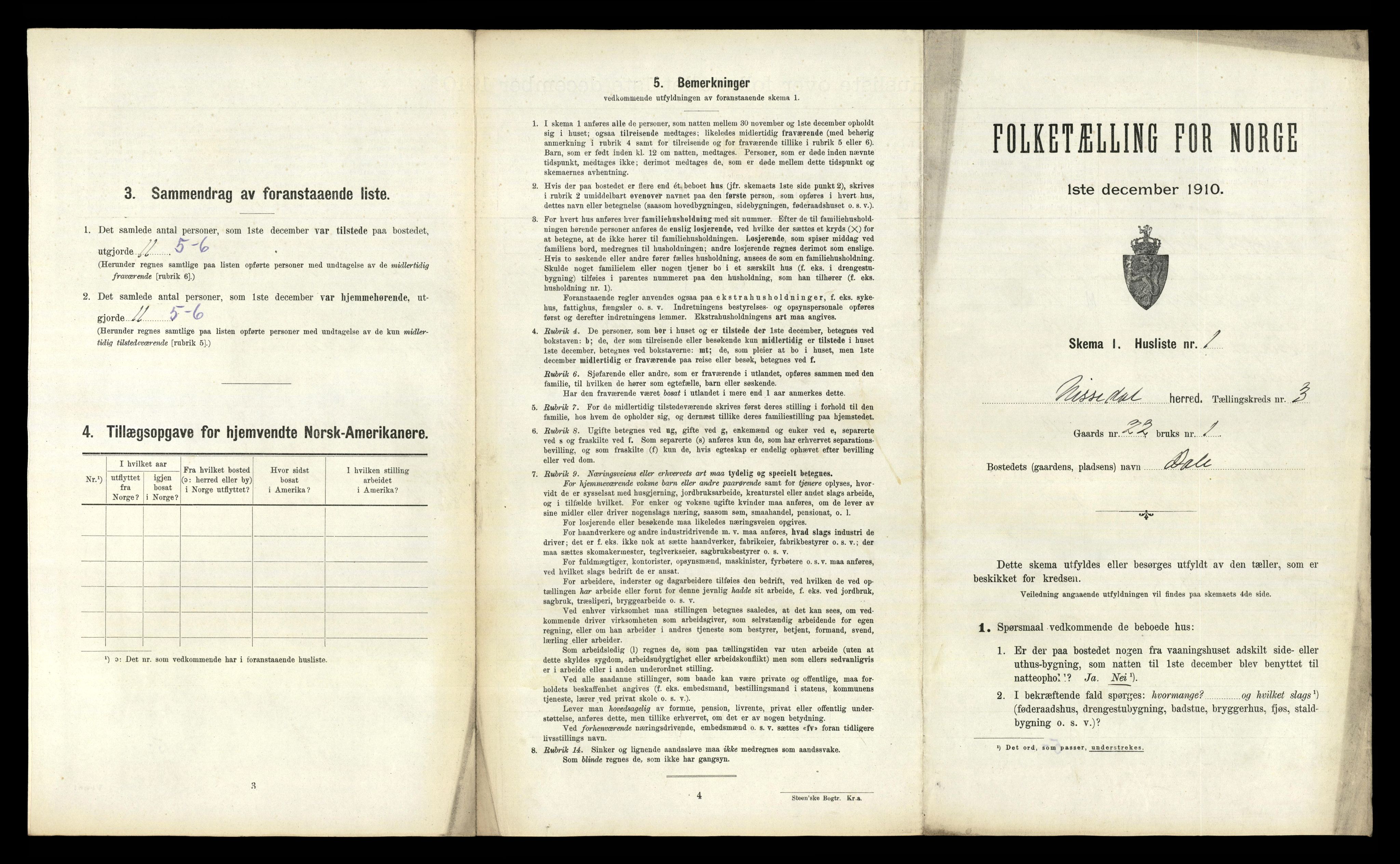 RA, 1910 census for Nissedal, 1910, p. 216