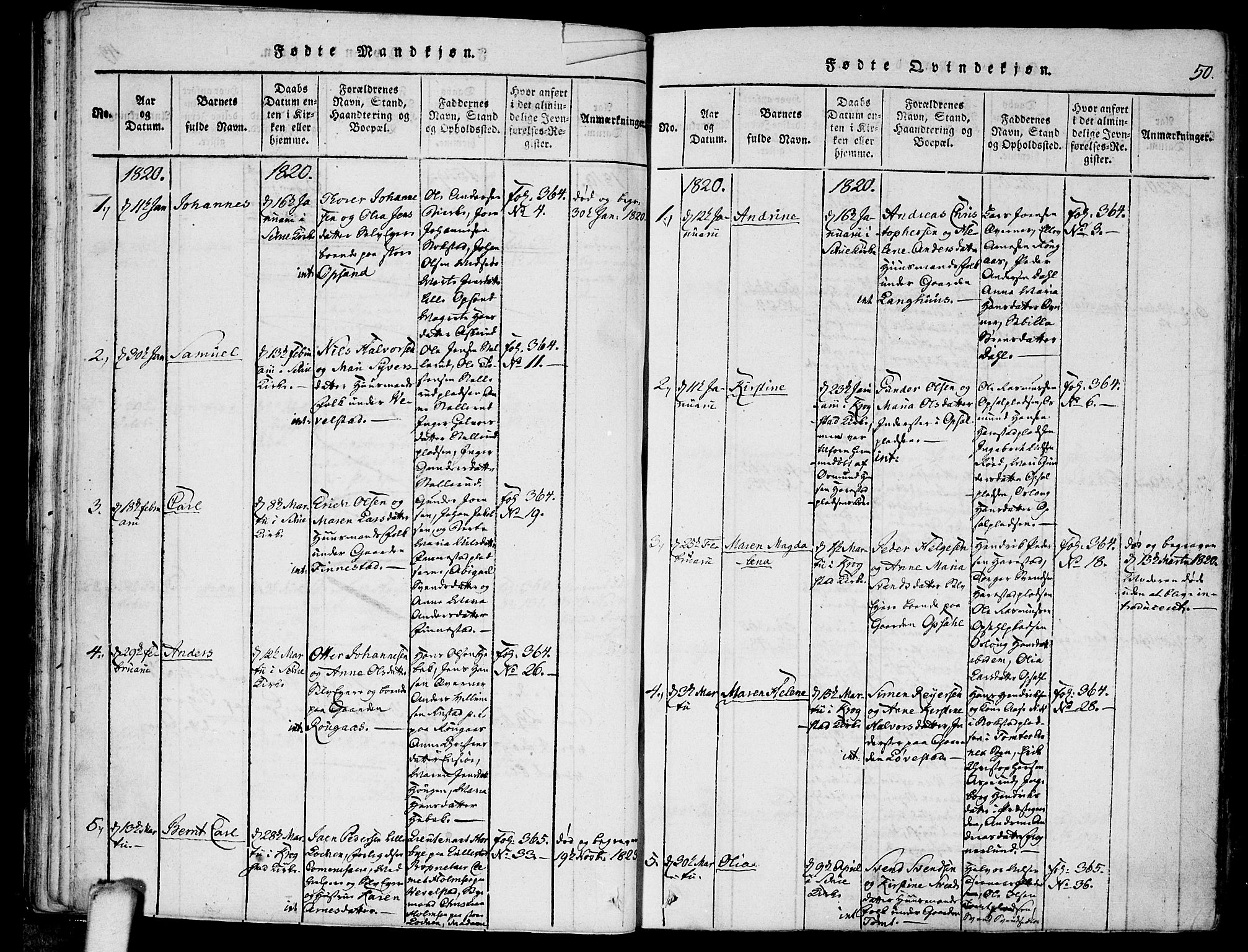 Kråkstad prestekontor Kirkebøker, SAO/A-10125a/F/Fa/L0003: Parish register (official) no. I 3, 1813-1824, p. 50