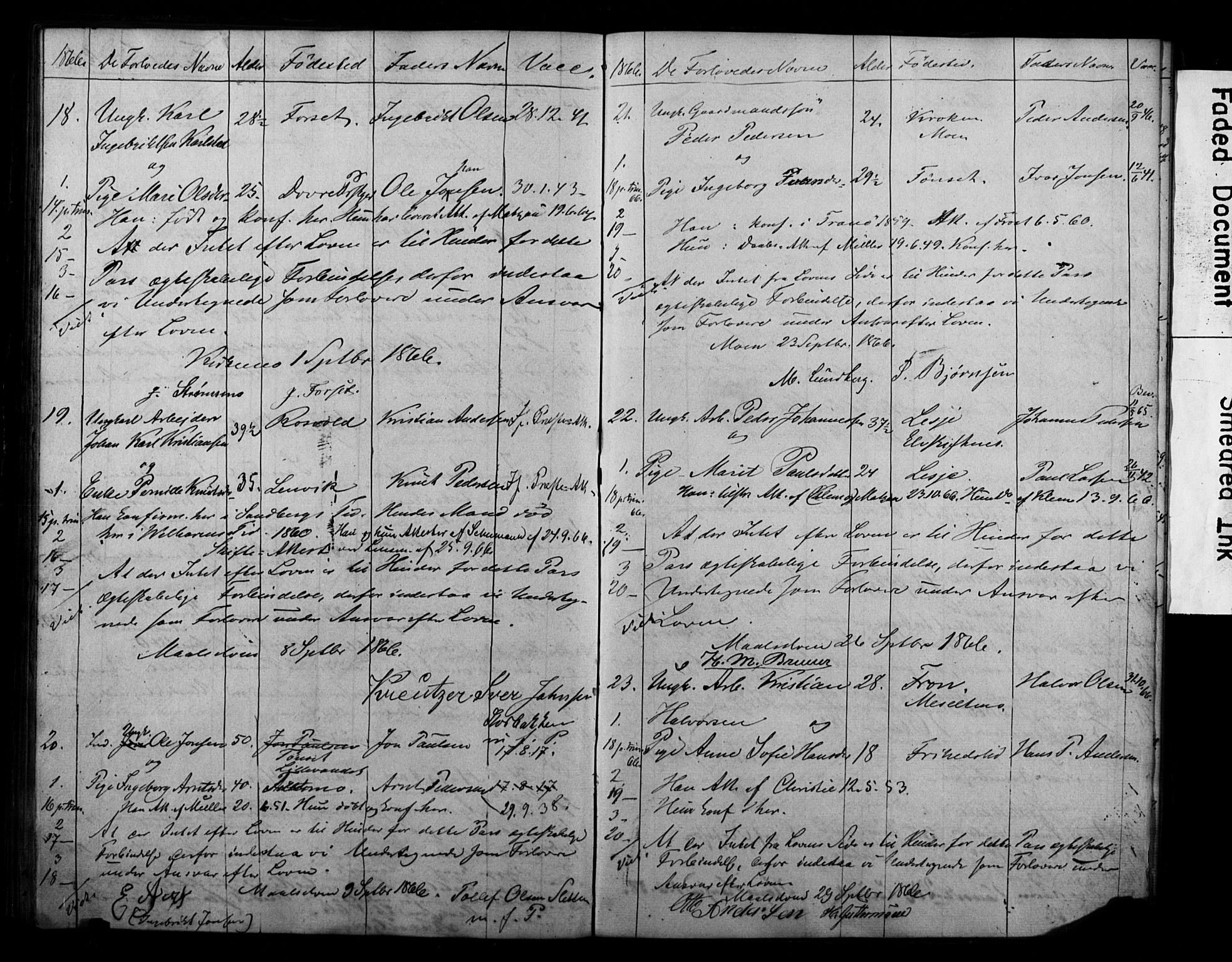 Målselv sokneprestembete, AV/SATØ-S-1311/I/Id/L0037: Banns register no. 37, 1853-1870