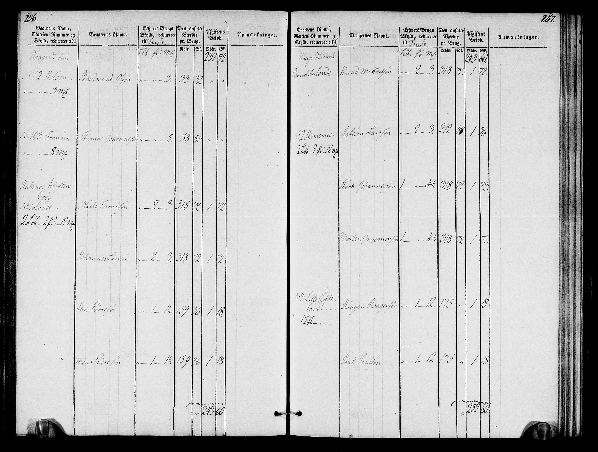 Rentekammeret inntil 1814, Realistisk ordnet avdeling, AV/RA-EA-4070/N/Ne/Nea/L0109: Sunnhordland og Hardanger fogderi. Oppebørselsregister, 1803-1804, p. 131