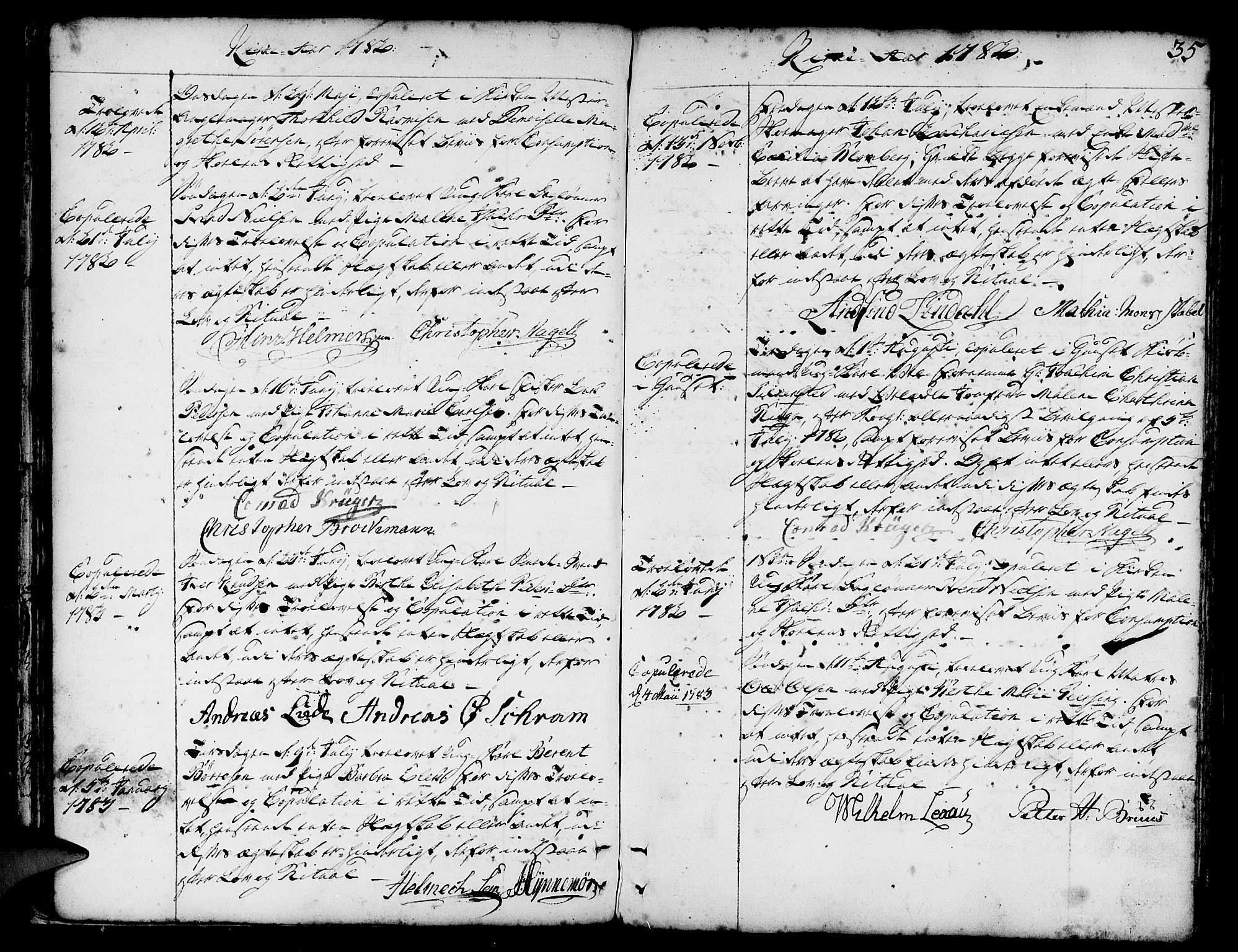 Nykirken Sokneprestembete, SAB/A-77101/H/Haa/L0008: Parish register (official) no. A 8, 1776-1814, p. 36