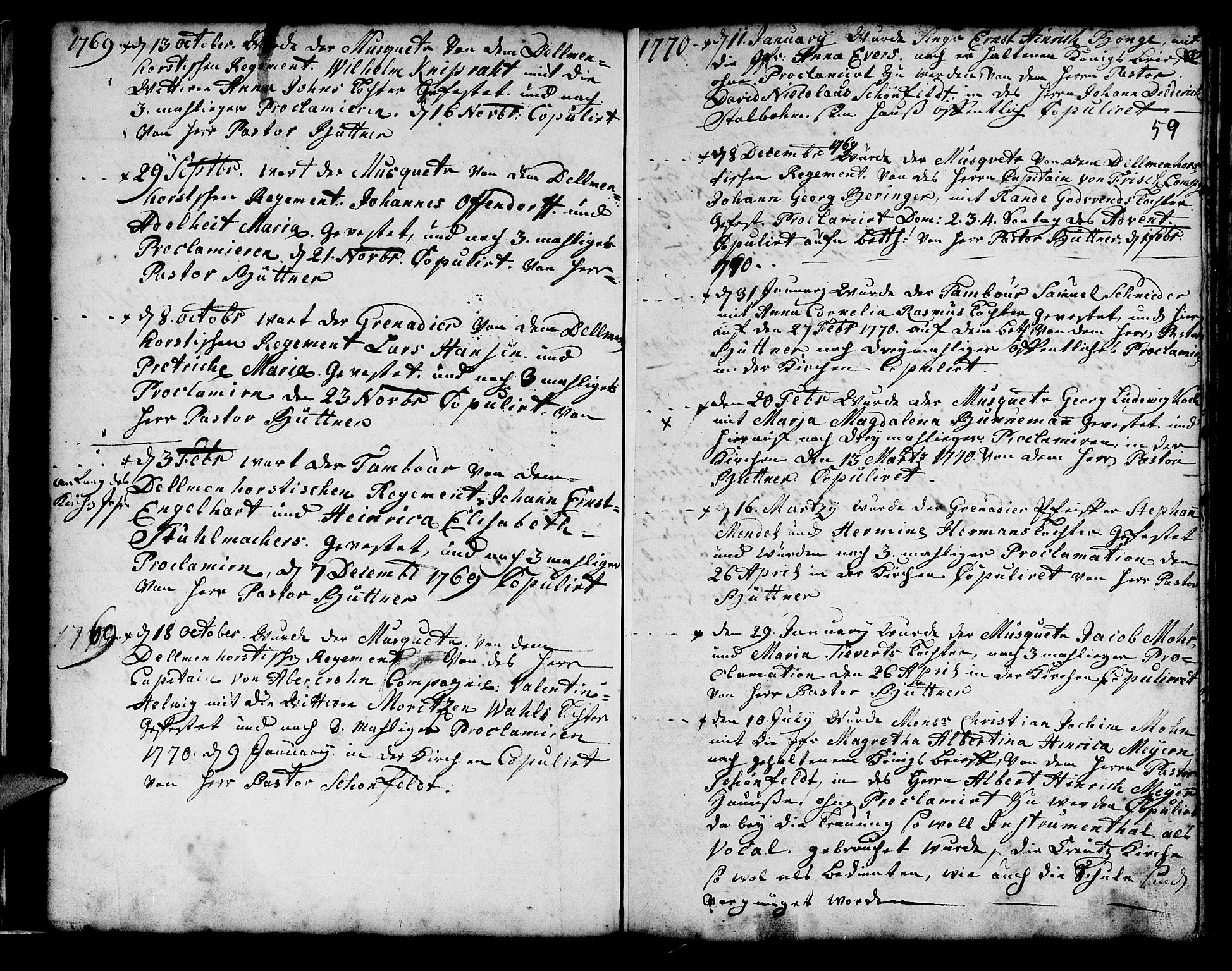 Mariakirken Sokneprestembete, AV/SAB-A-76901/H/Haa/L0001: Parish register (official) no. A 1, 1740-1784, p. 59