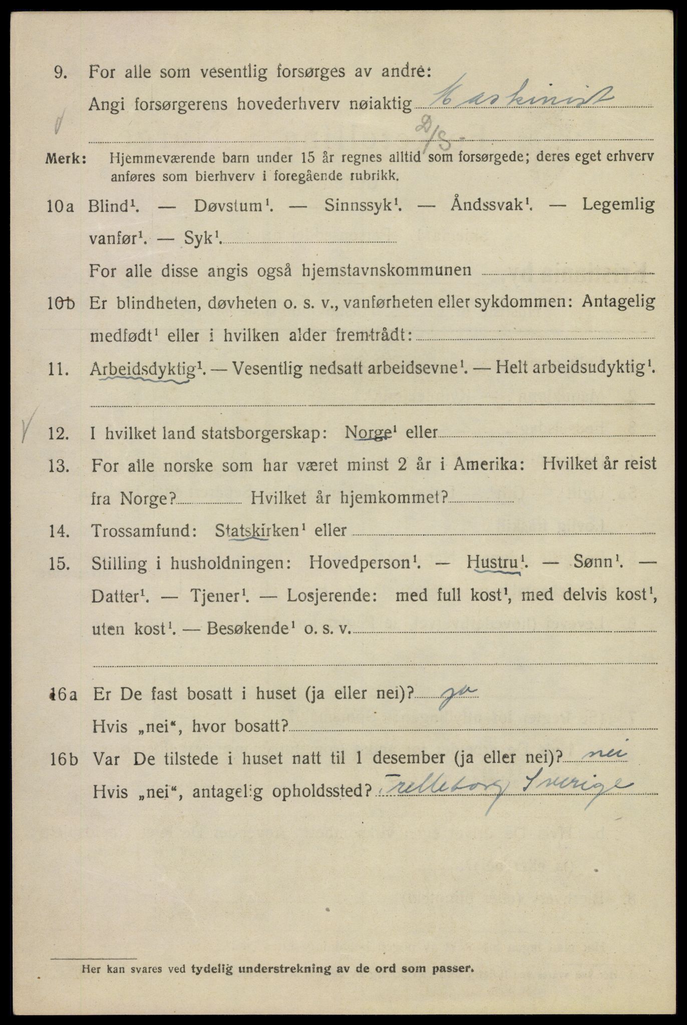 SAO, 1920 census for Kristiania, 1920, p. 567430