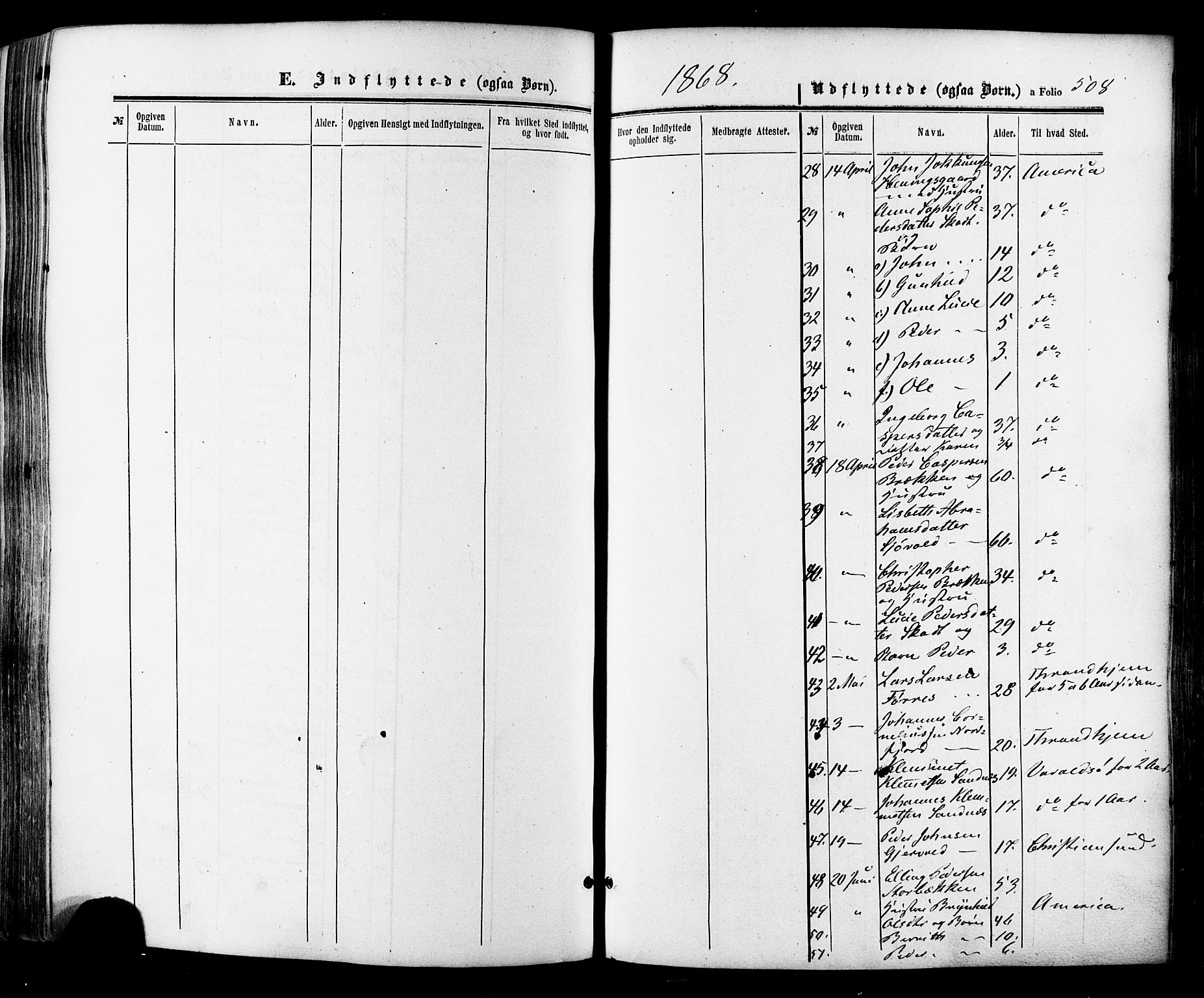 Ministerialprotokoller, klokkerbøker og fødselsregistre - Sør-Trøndelag, SAT/A-1456/681/L0932: Parish register (official) no. 681A10, 1860-1878, p. 508