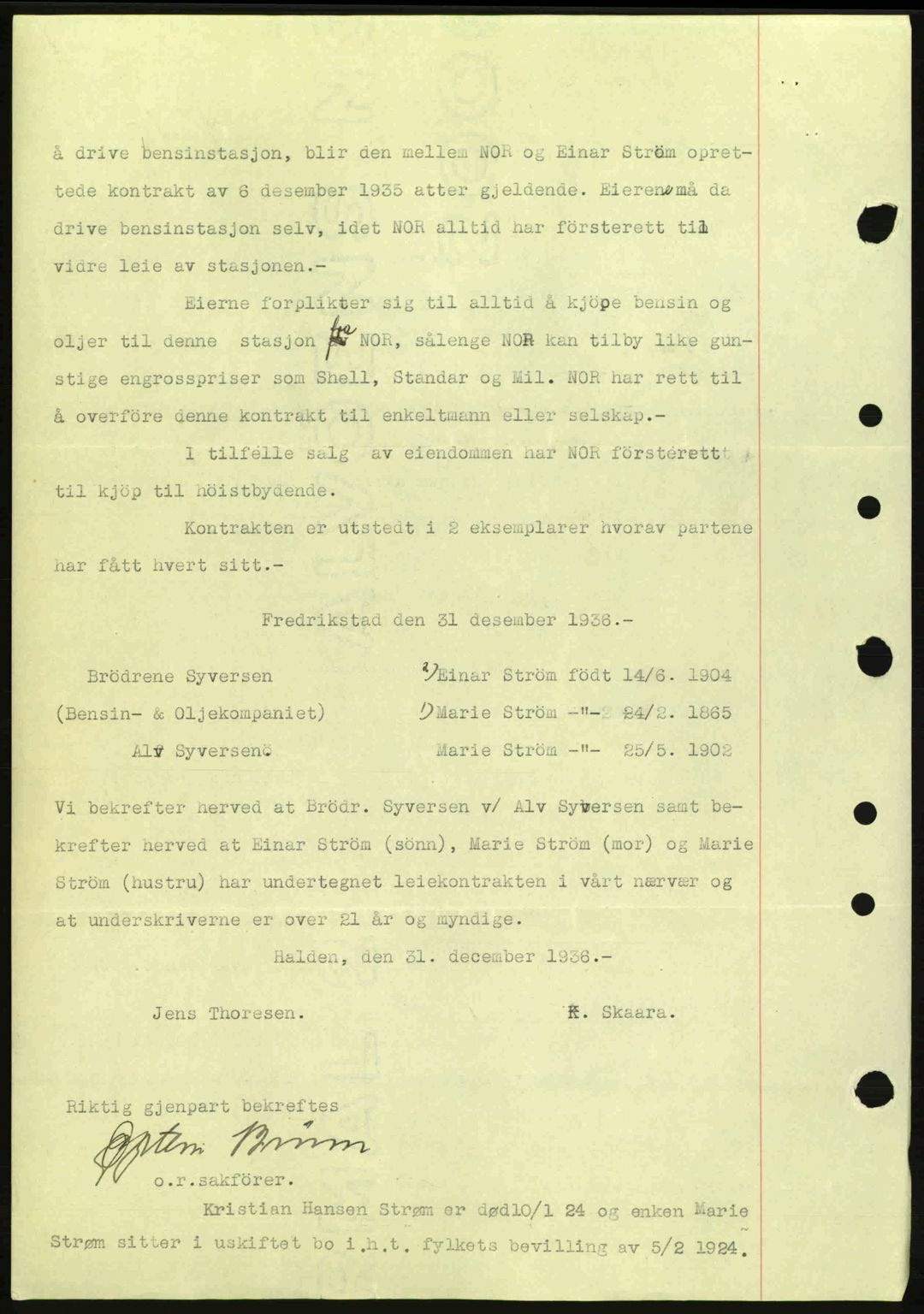 Idd og Marker sorenskriveri, AV/SAO-A-10283/G/Gb/Gbc/L0001: Mortgage book no. B1-3, 1936-1939, Diary no: : 46/1937