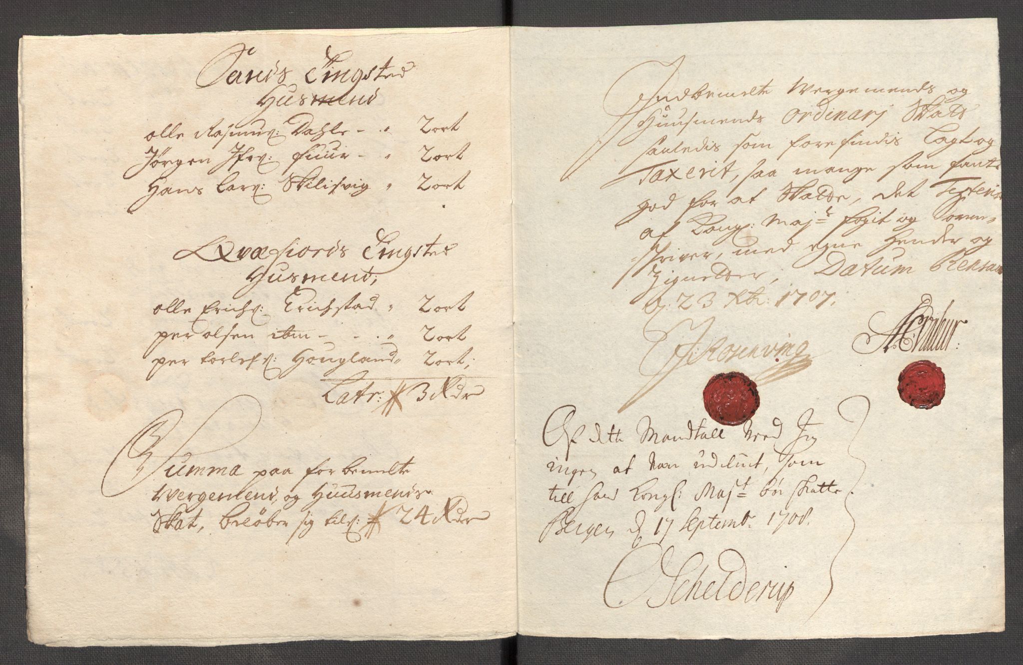 Rentekammeret inntil 1814, Reviderte regnskaper, Fogderegnskap, AV/RA-EA-4092/R68/L4756: Fogderegnskap Senja og Troms, 1705-1707, p. 313