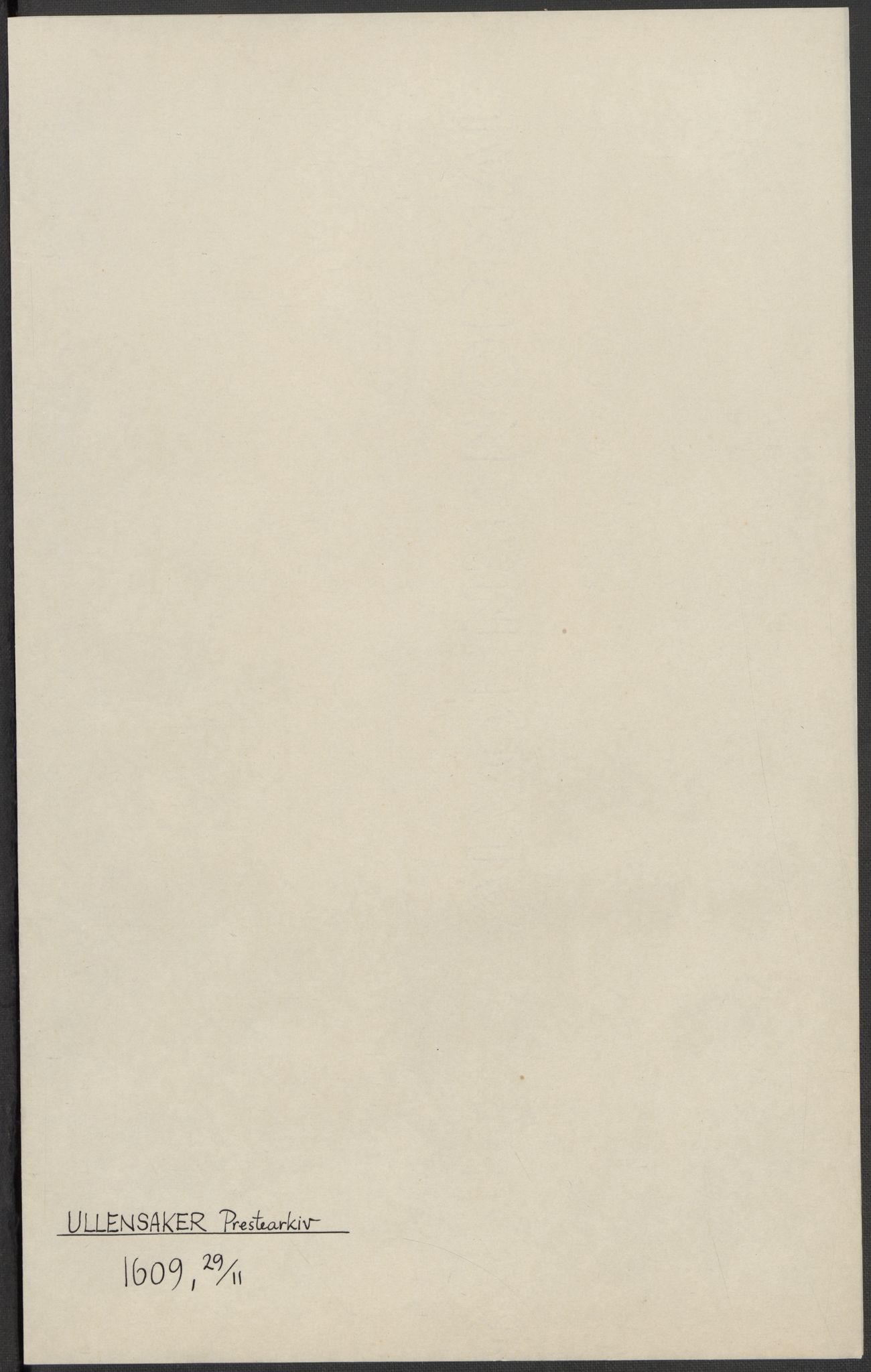Riksarkivets diplomsamling, RA/EA-5965/F15/L0010: Prestearkiv - Akershus og Hedmark, 1577-1821, p. 16